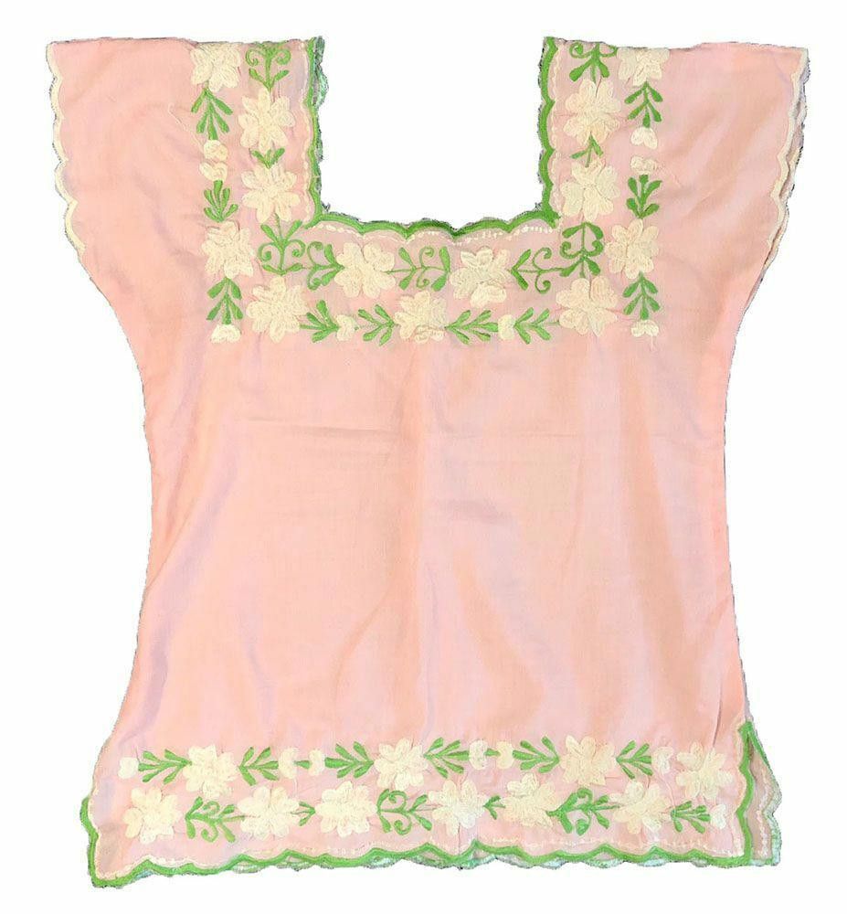 Designer Pre Owned Pink Hand Made Blouse M Size M / US 6-8 / IT 42-44 - 2 Thumbnail
