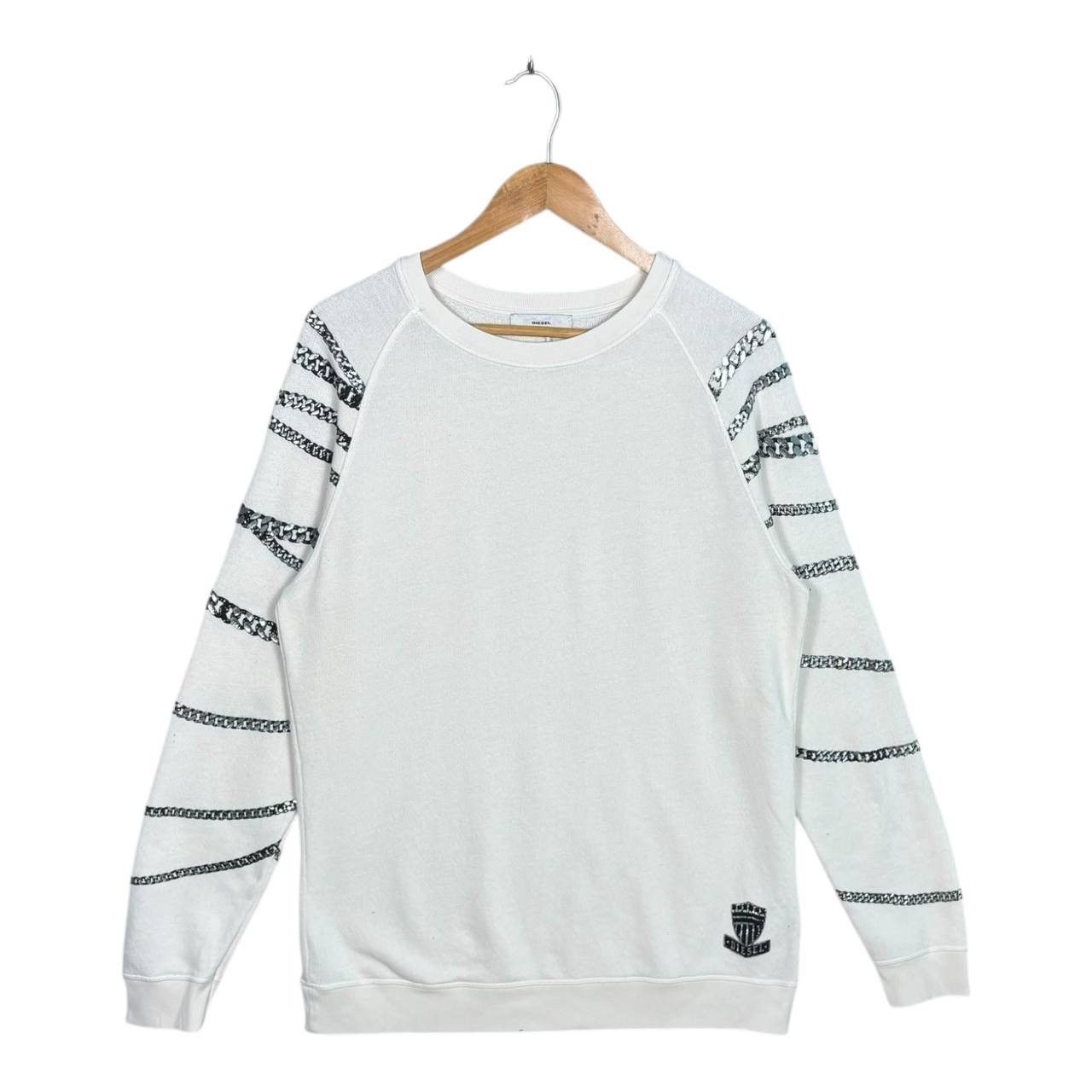 Diesel Vintage Diesel Archive Chain Sleeve Sweatshirt Shield Logo Size US S / EU 44-46 / 1 - 1 Thumbnail