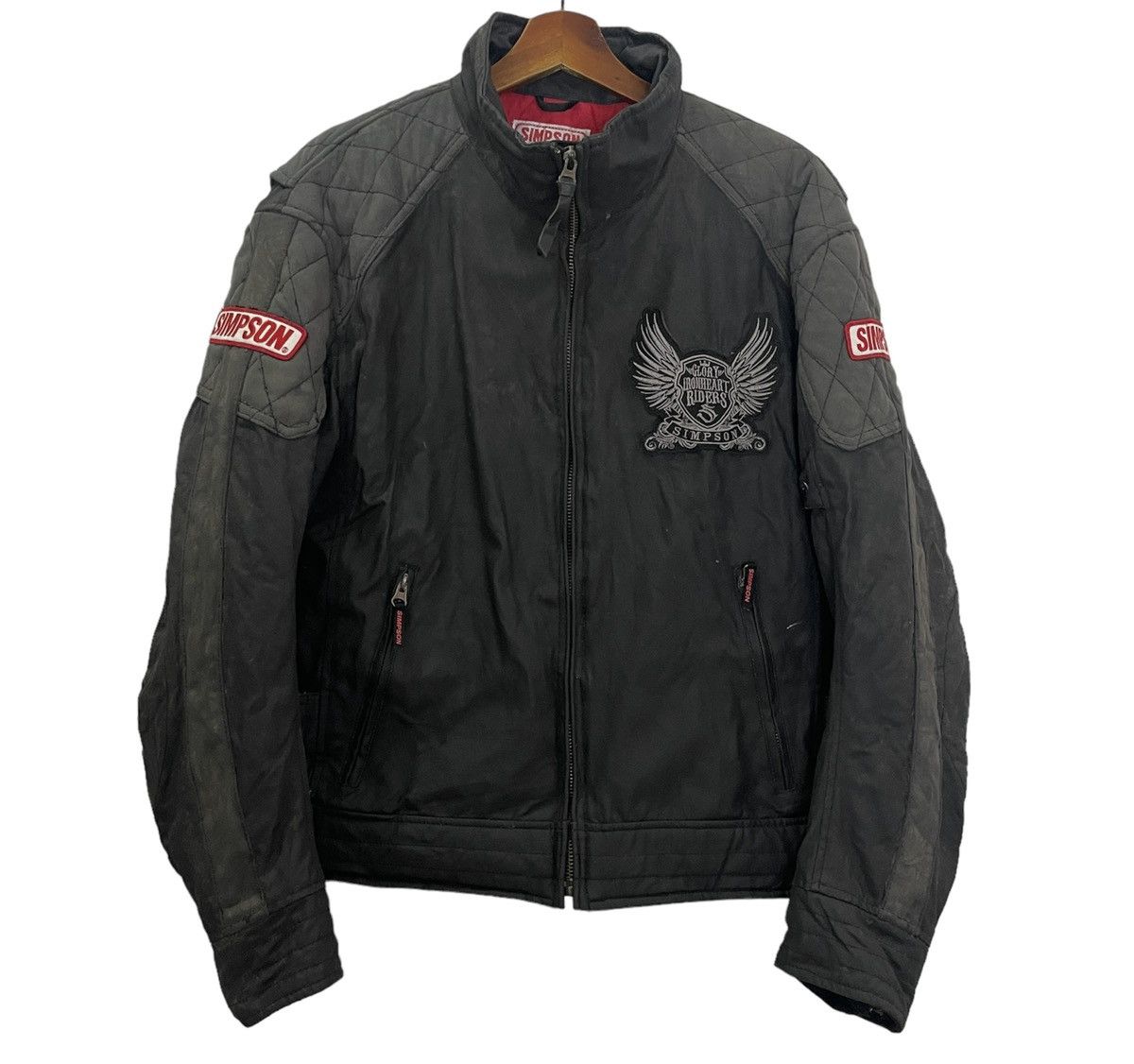 Japanese Brand Vintage Simpson Iron Heart Rider Jacket Size US L / EU 52-54 / 3 - 1 Thumbnail