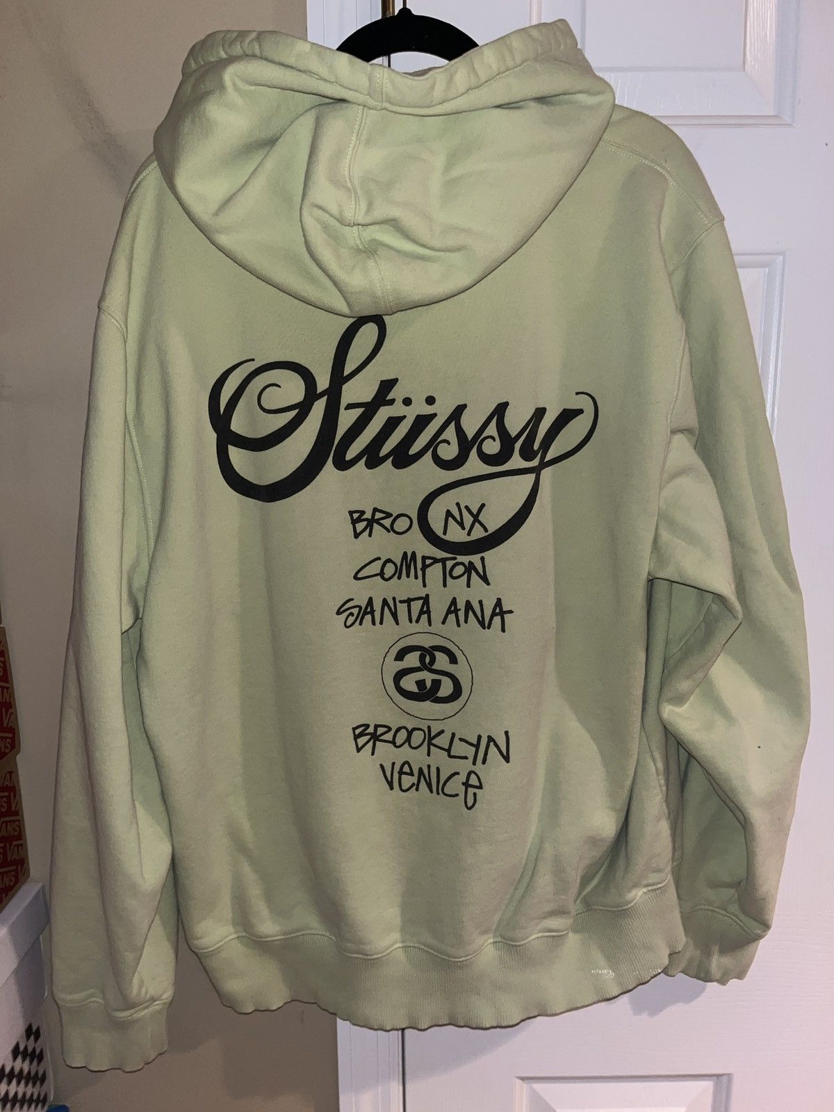 Stussy Stussy World Tour Hoodie Size US XL / EU 56 / 4 - 2 Thumbnail
