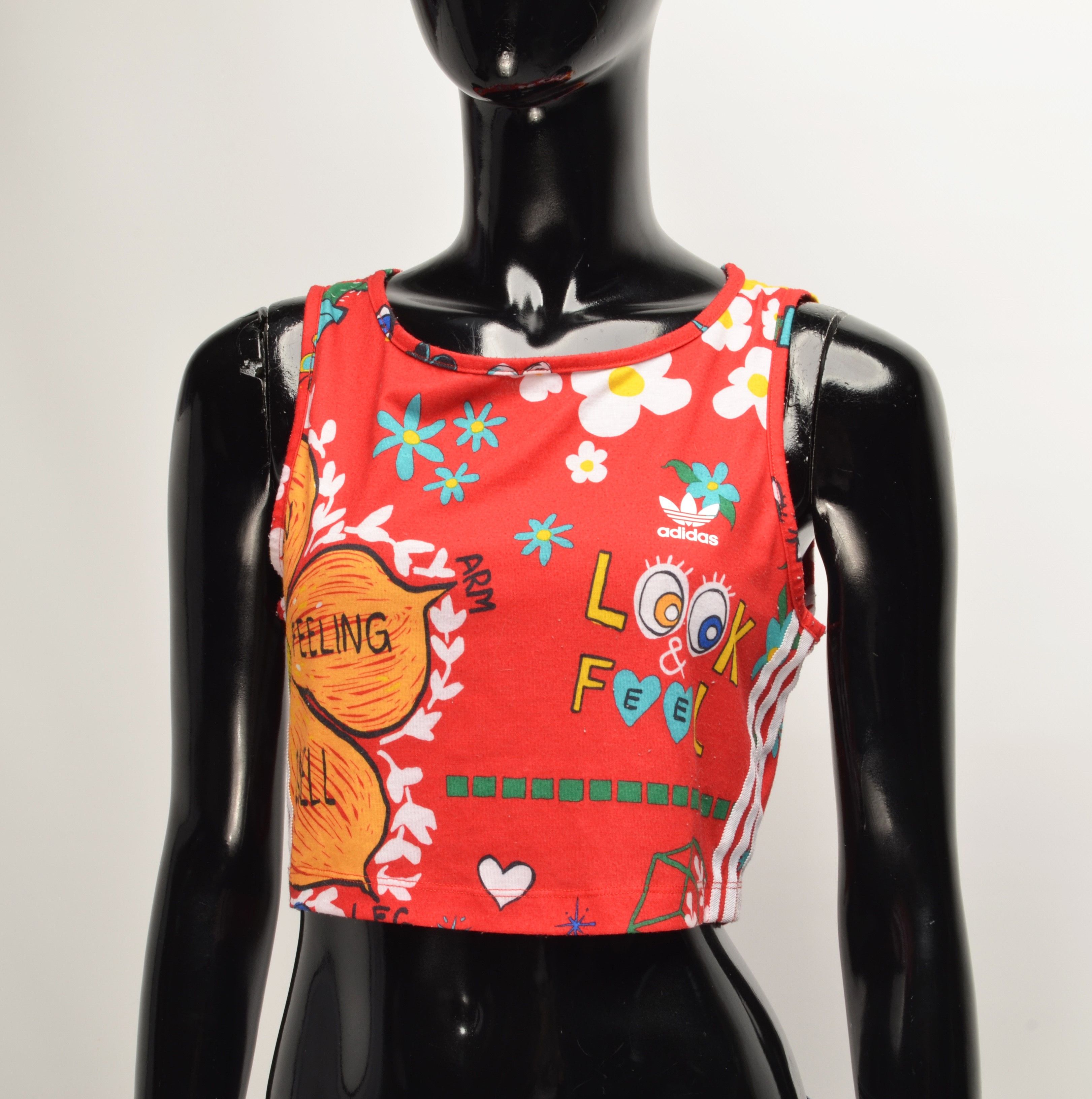 Adidas × Pharrell Adidas X Pharrell Williams Printed Cropped Top Size S / US 4 / IT 40 - 2 Thumbnail