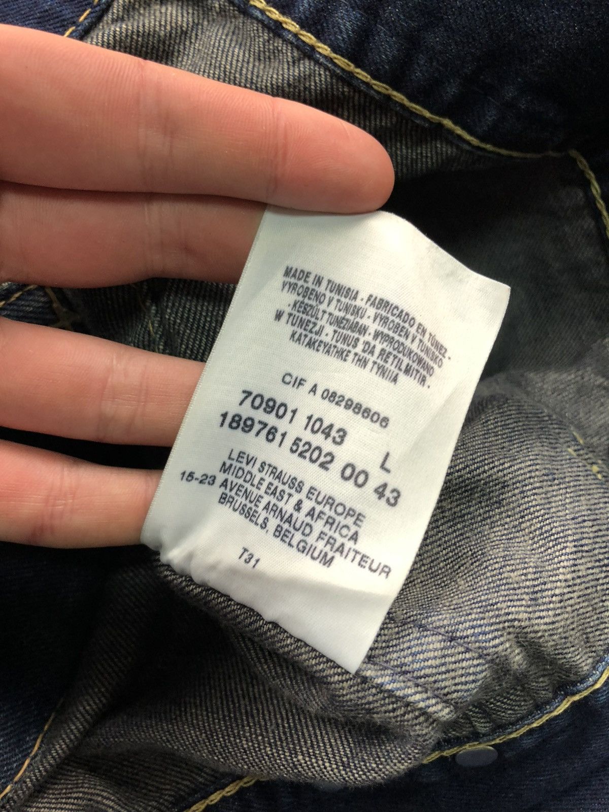 Levi's LEVIS Vintage Blue Denim Jacket Streetwear Faded Japanese Size L / US 10 / IT 46 - 10 Thumbnail
