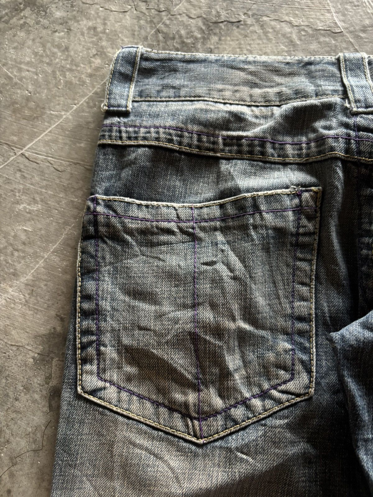 If Six Was Nine VANQUISH flare distressed patchwork rusty mudmax japanese Size US 29 - 17 Thumbnail
