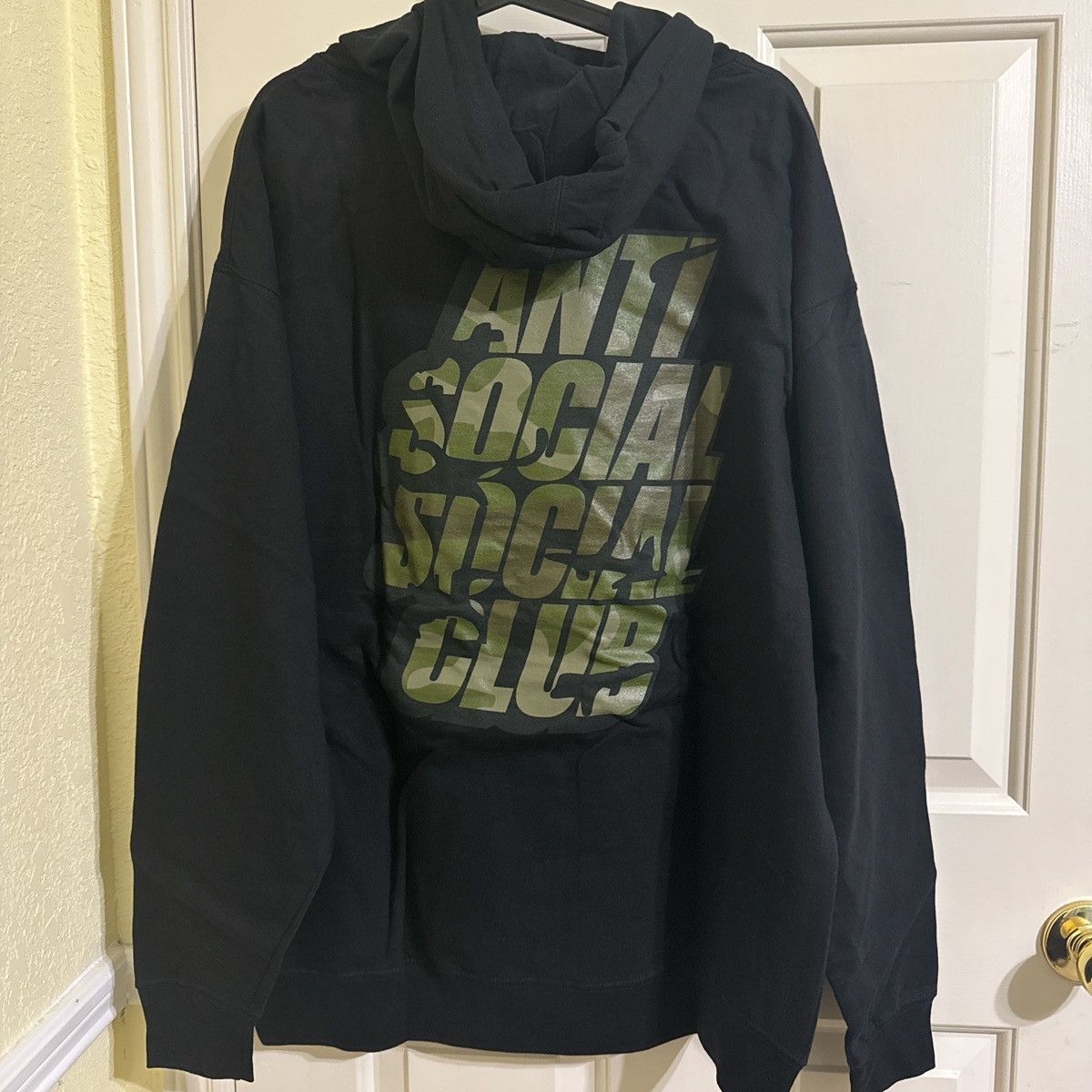 Anti Social Social Club Anti Social Club Blocked Hoodie black/green/camo Size US XL / EU 56 / 4 - 3 Thumbnail