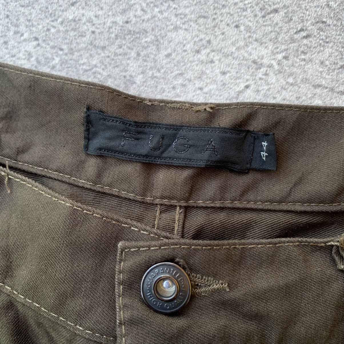 GOSTAR DE FUGA Fuga Studded Zip Cargo Flared Pants Size US 30 / EU 46 - 12 Thumbnail