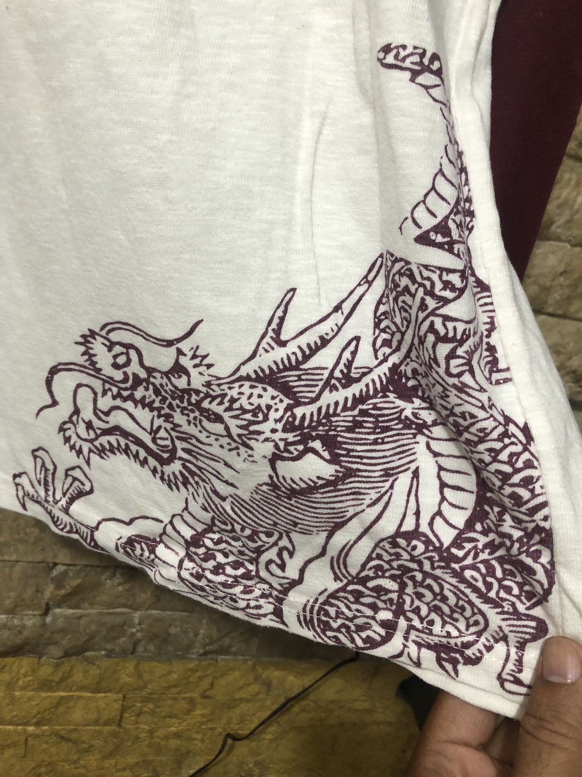 Japanese Brand Sukajan Peacock and Dragon Size US L / EU 52-54 / 3 - 2 Thumbnail