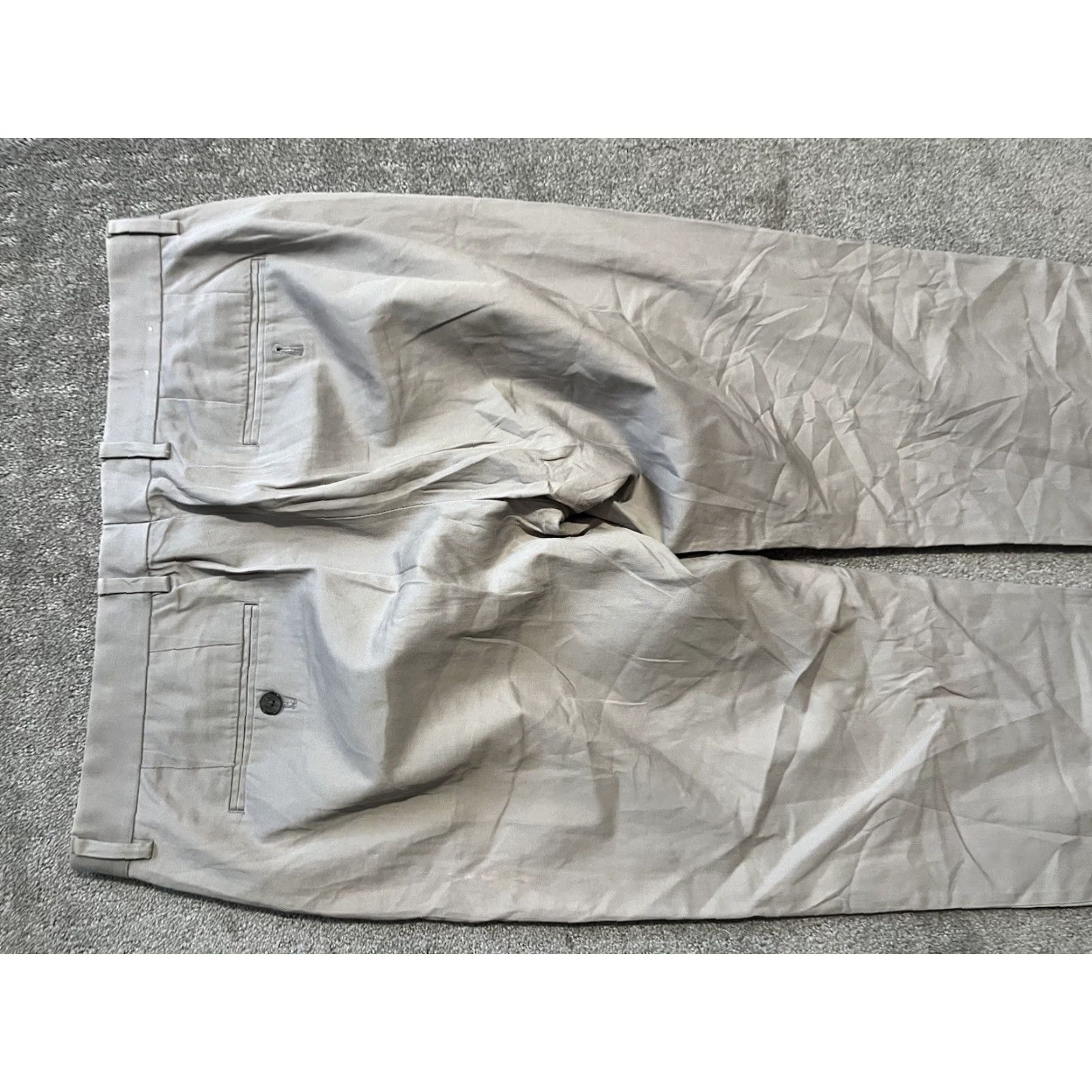 Express Express Photographer Dress Pants Mens Size 34x34 Gray Straight Leg Distress Size US 34 / EU 50 - 4 Thumbnail