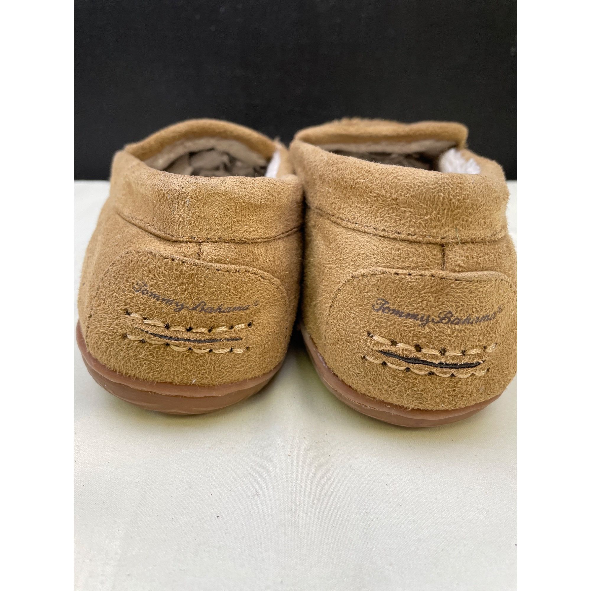 Tommy Bahama Tommy Bahama Men's Suede / Faux Fur Moccasins Slippers/Shoes Size US 10 / EU 43 - 5 Thumbnail