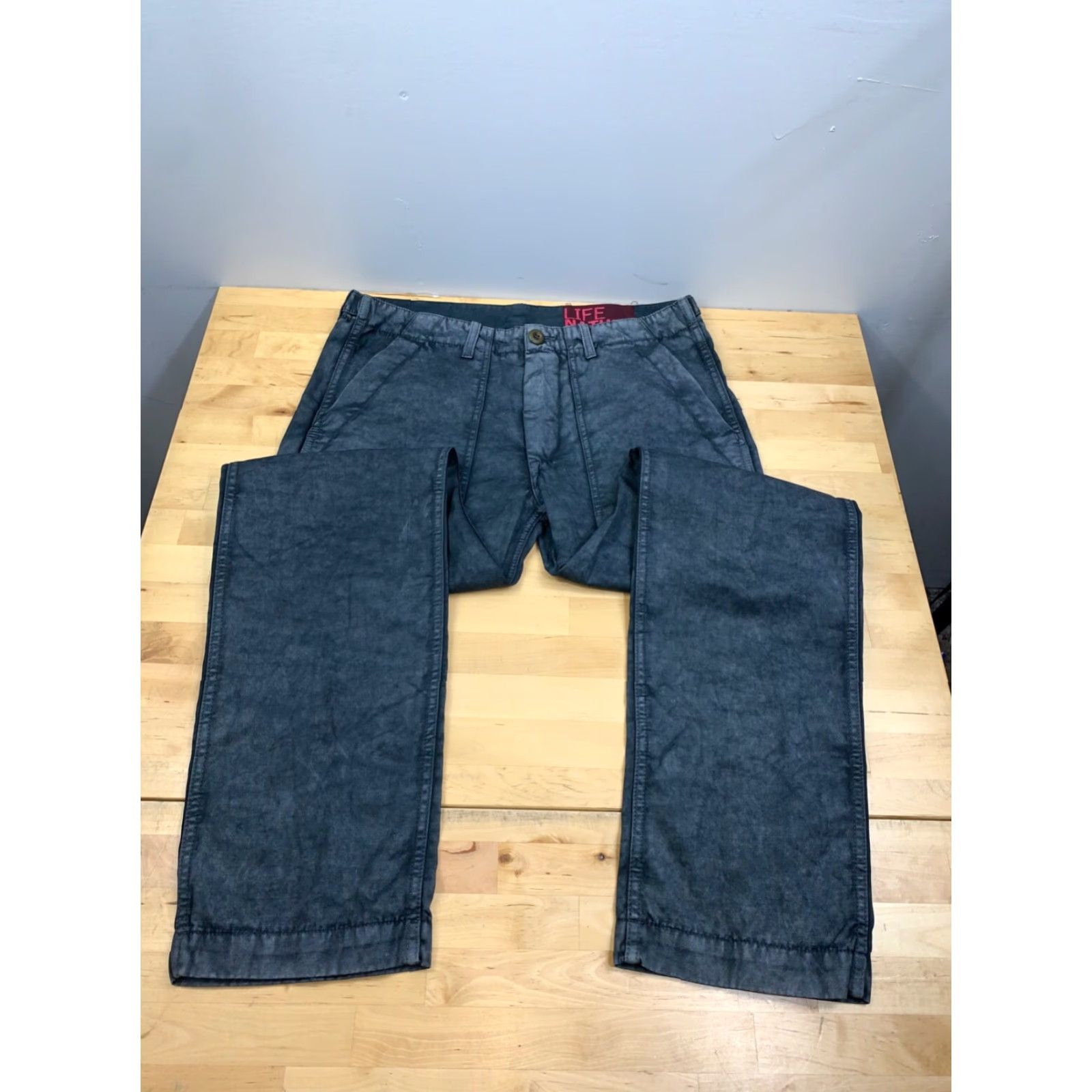 FREECITY VINTAGE Free City Pants Womens 32 Indigo Blue Ankle High Rise 32 Inseam Relaxed Blue Women's Size 24" / US 00 / IT 34 - 2 Thumbnail