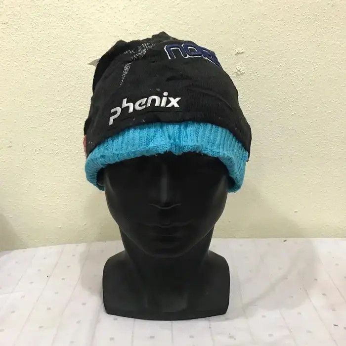 Phenix × Vintage Phenix Spellout Beanie Hat Size ONE SIZE - 2 Thumbnail