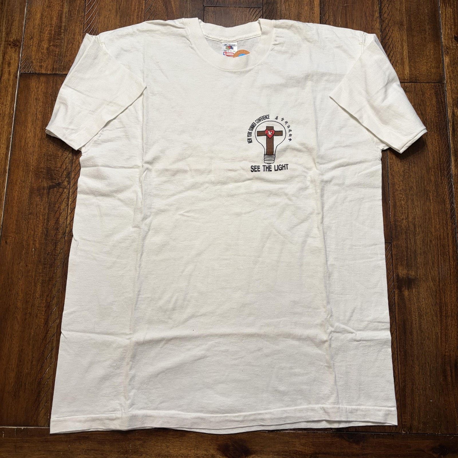Fruit Of The Loom Vtg Fruit Of The Loom Shirt XL God Can't Do What Christian Size US XL / EU 56 / 4 - 6 Thumbnail