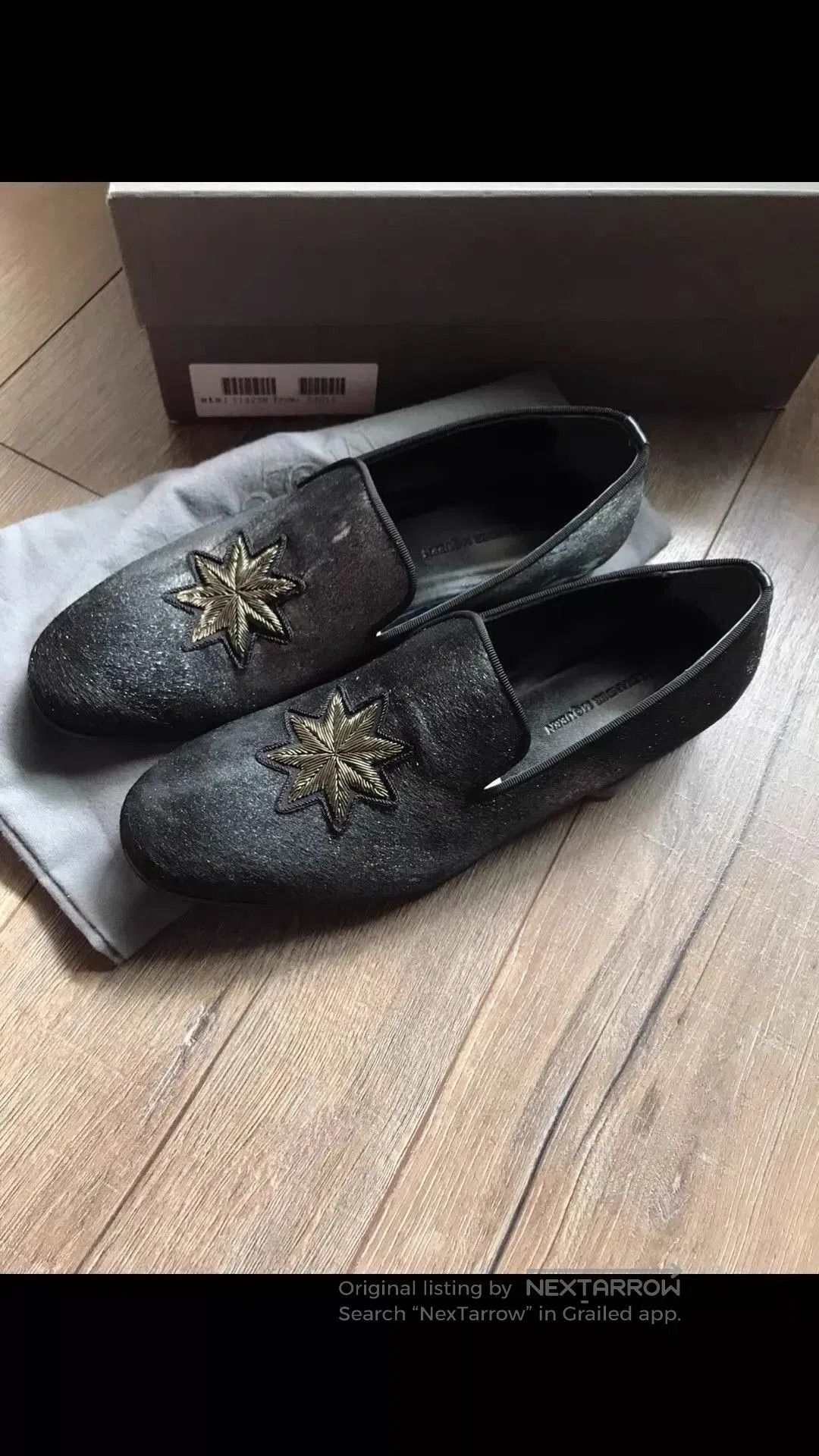 Alexander McQueen Silver Slip. Size US 11 / EU 44 - 4 Thumbnail