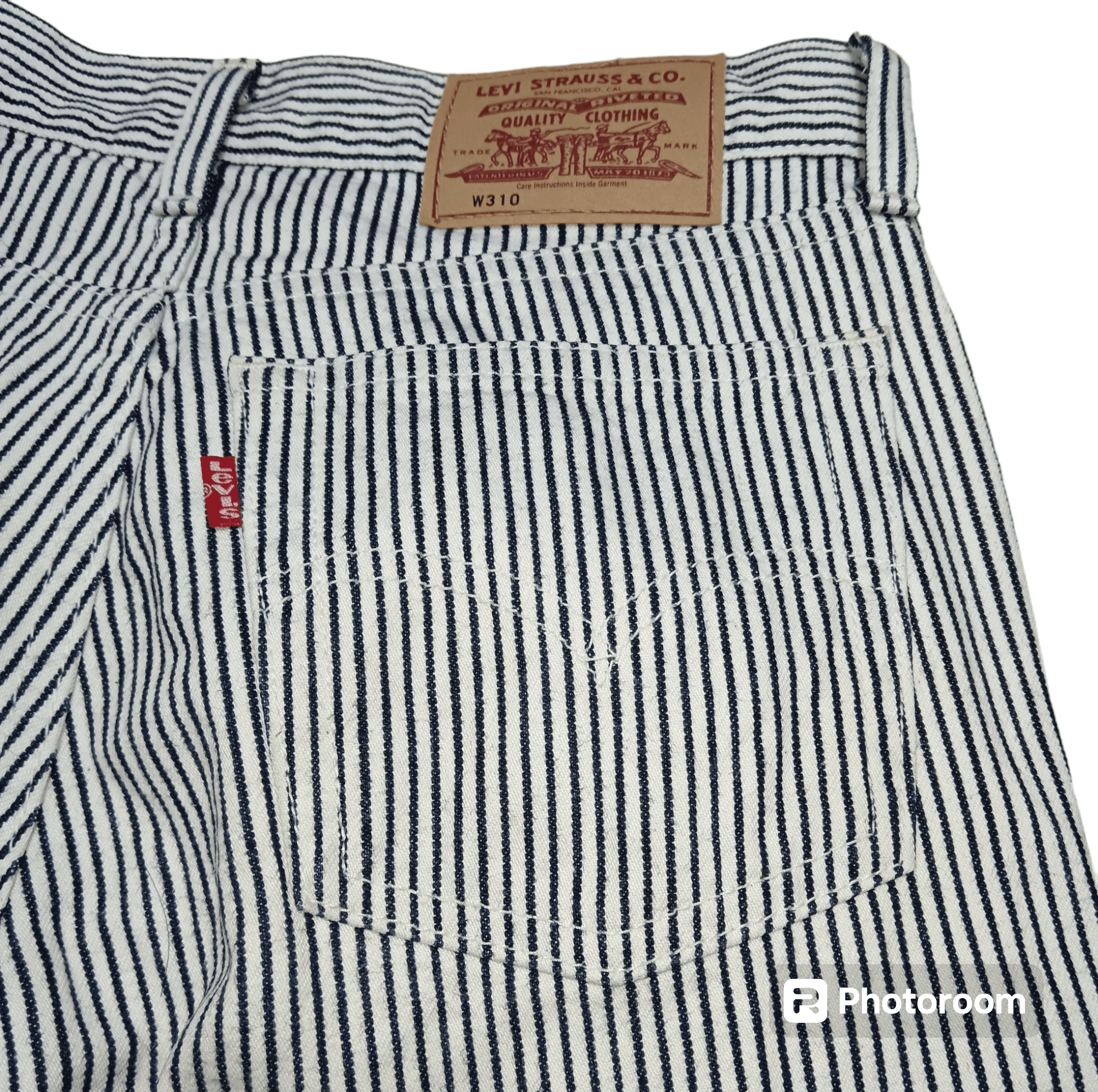 Japanese Brand × Levi's × Vintage VINTAGE LEVIS W310 HICKORY BAGGY JEANS Size 29" - 3 Thumbnail