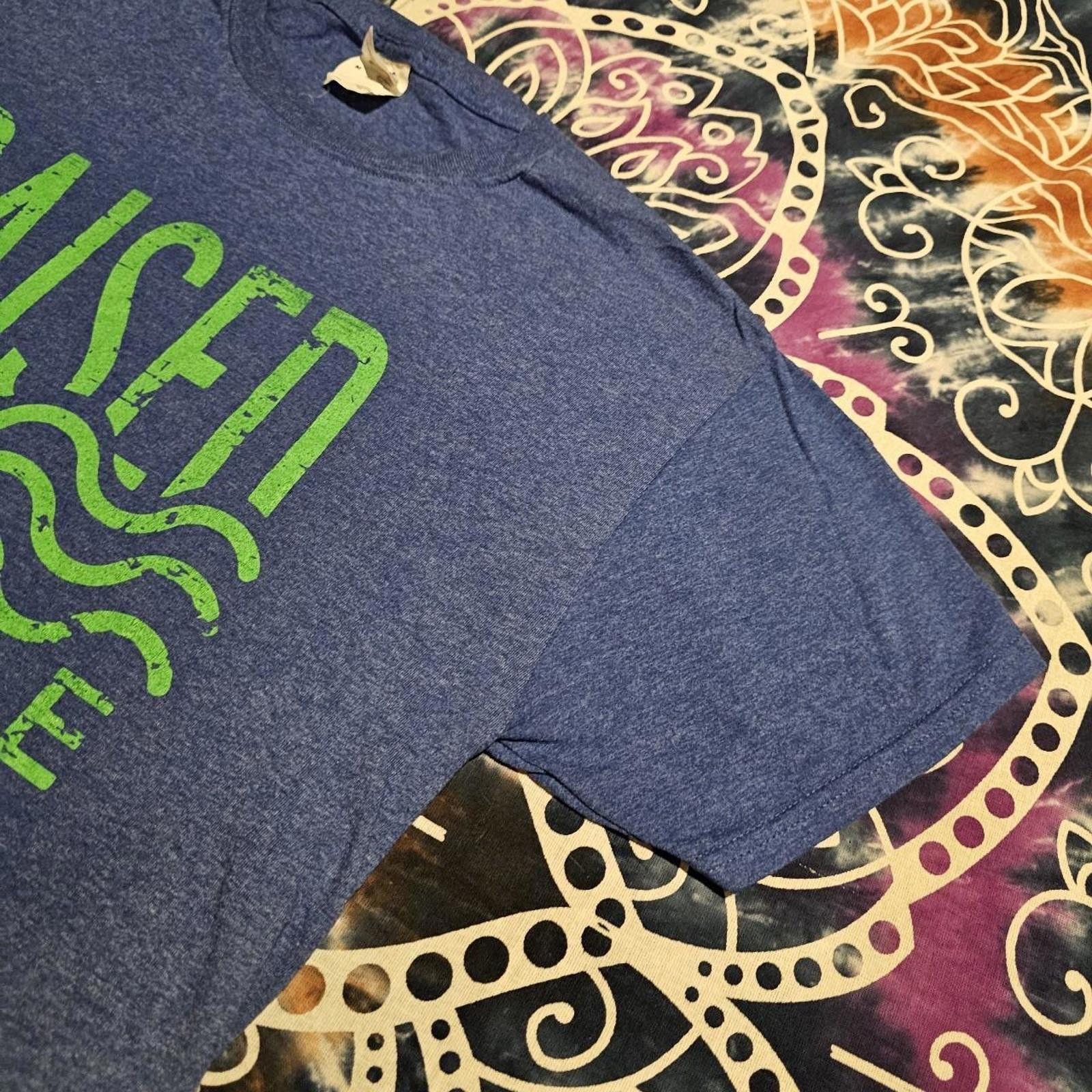 Designer Men's Blue and Green T-shirt Size US M / EU 48-50 / 2 - 5 Thumbnail