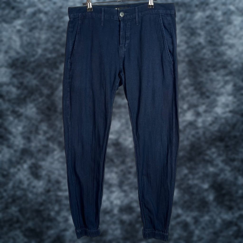 3x1 3x1 NYC Mens Navy Cotton Jogger Pants Medium Tapered Fit Casual Size US 31 - 1 Thumbnail