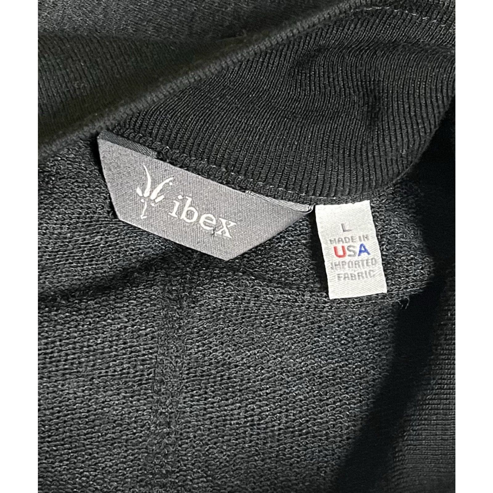 Vintage Ibex Sweater Full Zip Shirt Mens L Gray Wool Zip Embroidered Logo USA Made Full Zip Mock Neck Regular Knit Button? Size US L / EU 52-54 / 3 - 5 Thumbnail