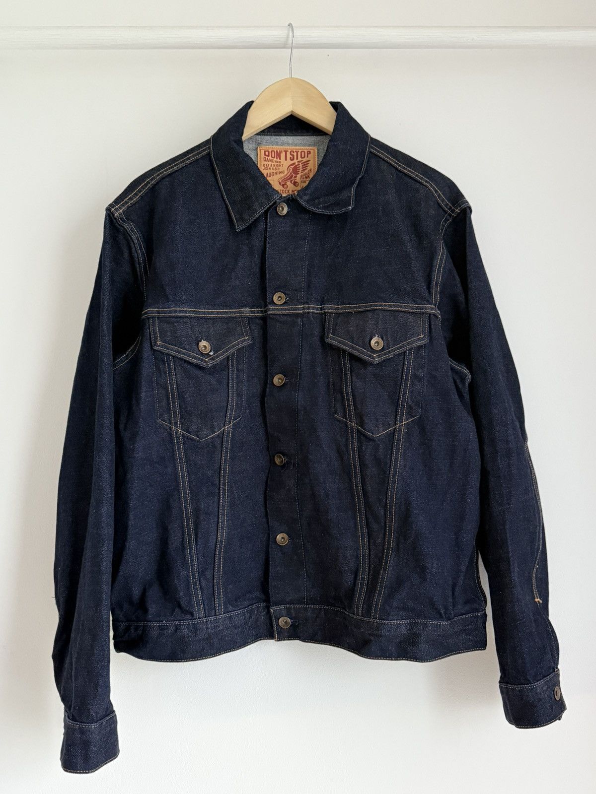 Bronson MFG. CO. Bronson Non Stock Selvedge Japan 🇯🇵 MFG.CO. Denim Jacket Sz M Size US L / EU 52-54 / 3 - 1 Thumbnail