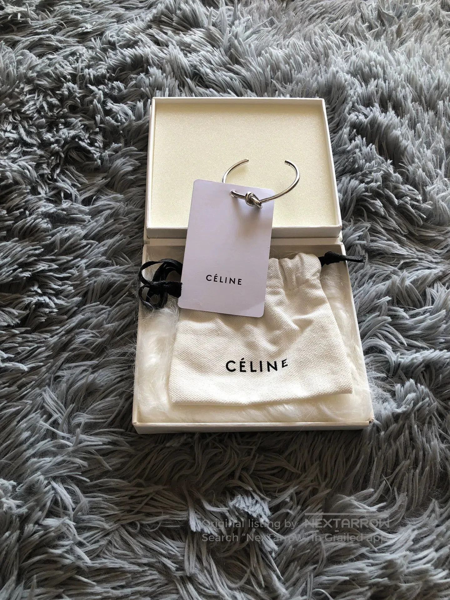 Celine Celine Knot Silver Bracelet. Size ONE SIZE - 1 Thumbnail