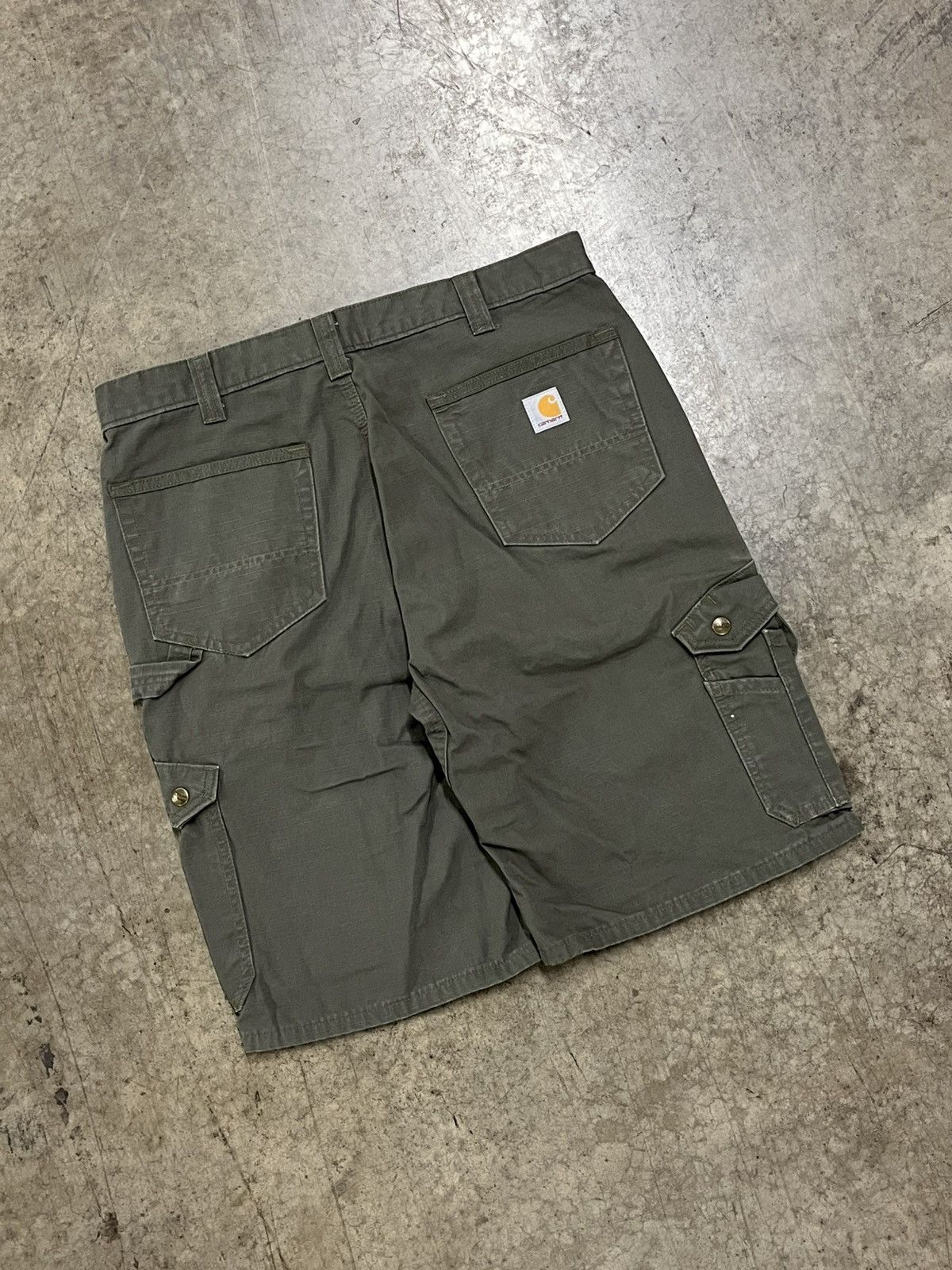Carhartt × Vintage Carhartt baggy fit shorts cargo carpenter skater streetwear Size US 36 / EU 52 - 4 Thumbnail