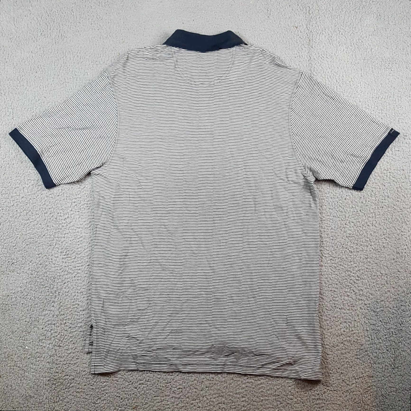 Izod VINTAGE IZOD Polo Shirt Striped Grunge Skater Preppy Size XL Breathable Relaxed Fit Collar Shirt Size US XL / EU 56 / 4 - 3 Thumbnail
