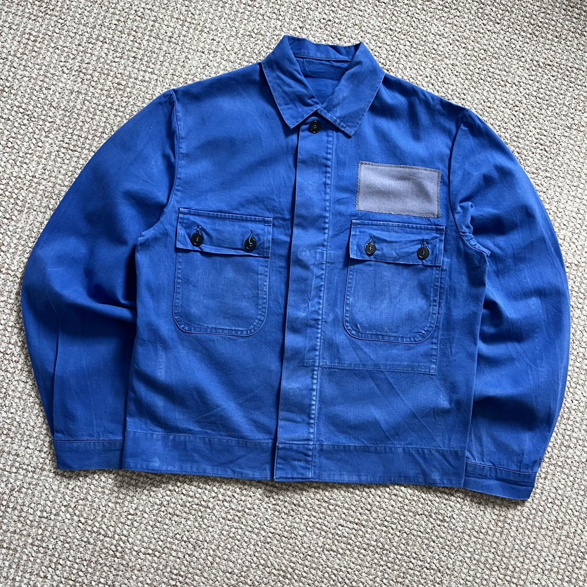 Vintage French cropped distressed vintage works jacket Size US S / EU 44-46 / 1 - 1 Thumbnail