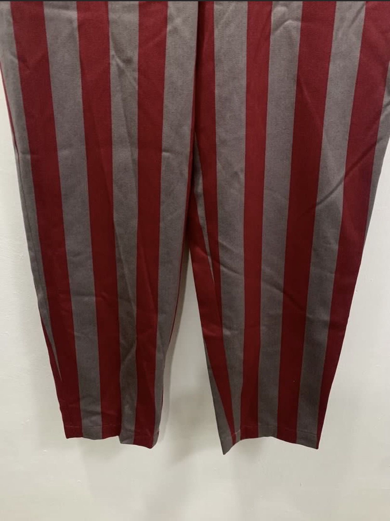 Comme des Garcons Homme Plus COMME des GARÇONS HOMME PLUS AD2000 STRIPED TAPERED PANTS Size US 33 - 4 Thumbnail