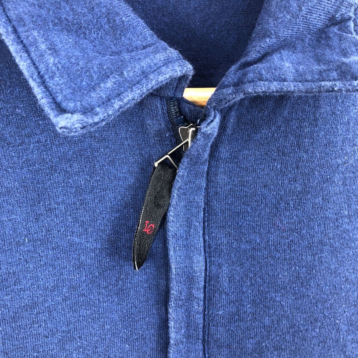Vintage Vintage 90s LA CONTENTEZZA Polos Full Zipper Casual Style Size US M / EU 48-50 / 2 - 4 Thumbnail