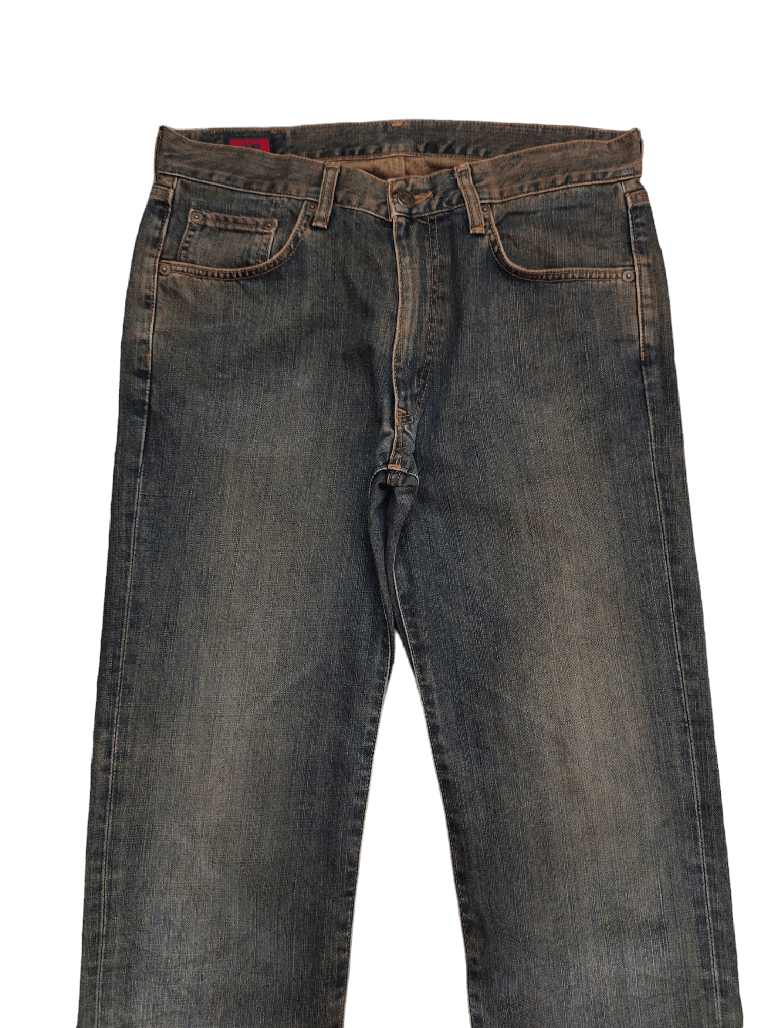 Hysteric Glamour × Undercover 1990s Edwin 503 Regular Rusty Denim Jeans Undercover Style Size US 33 - 2 Thumbnail