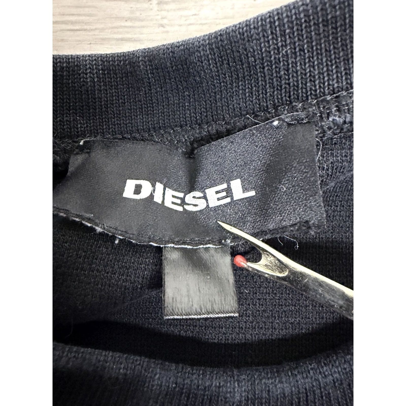 Diesel Diesel Sweatshirt Mens Size Large Black Crewneck Pullover Casual Textured Size US L / EU 52-54 / 3 - 5 Thumbnail