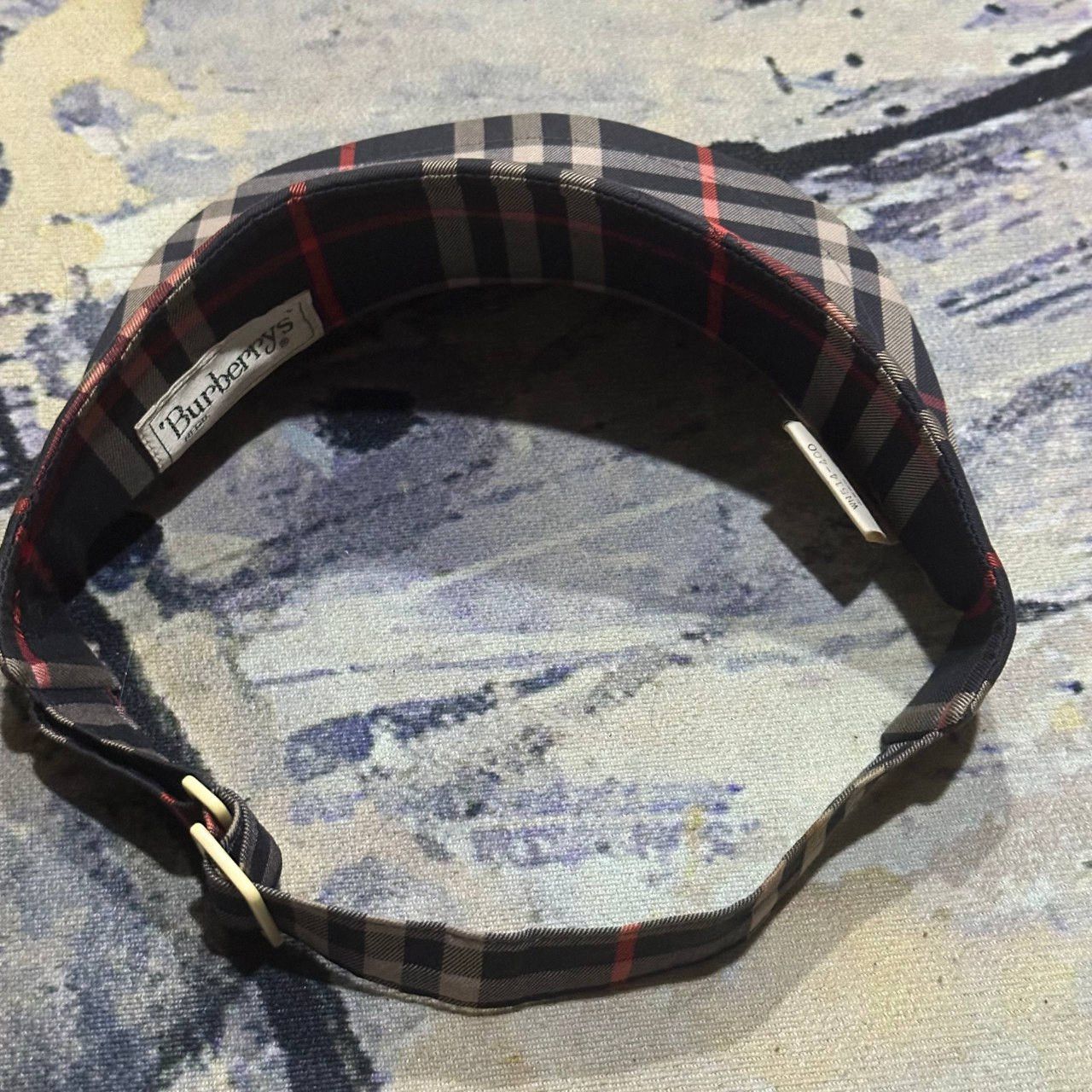 Burberry Vintage Burberry Nova Check Golf Visor Cap Size ONE SIZE - 6 Thumbnail