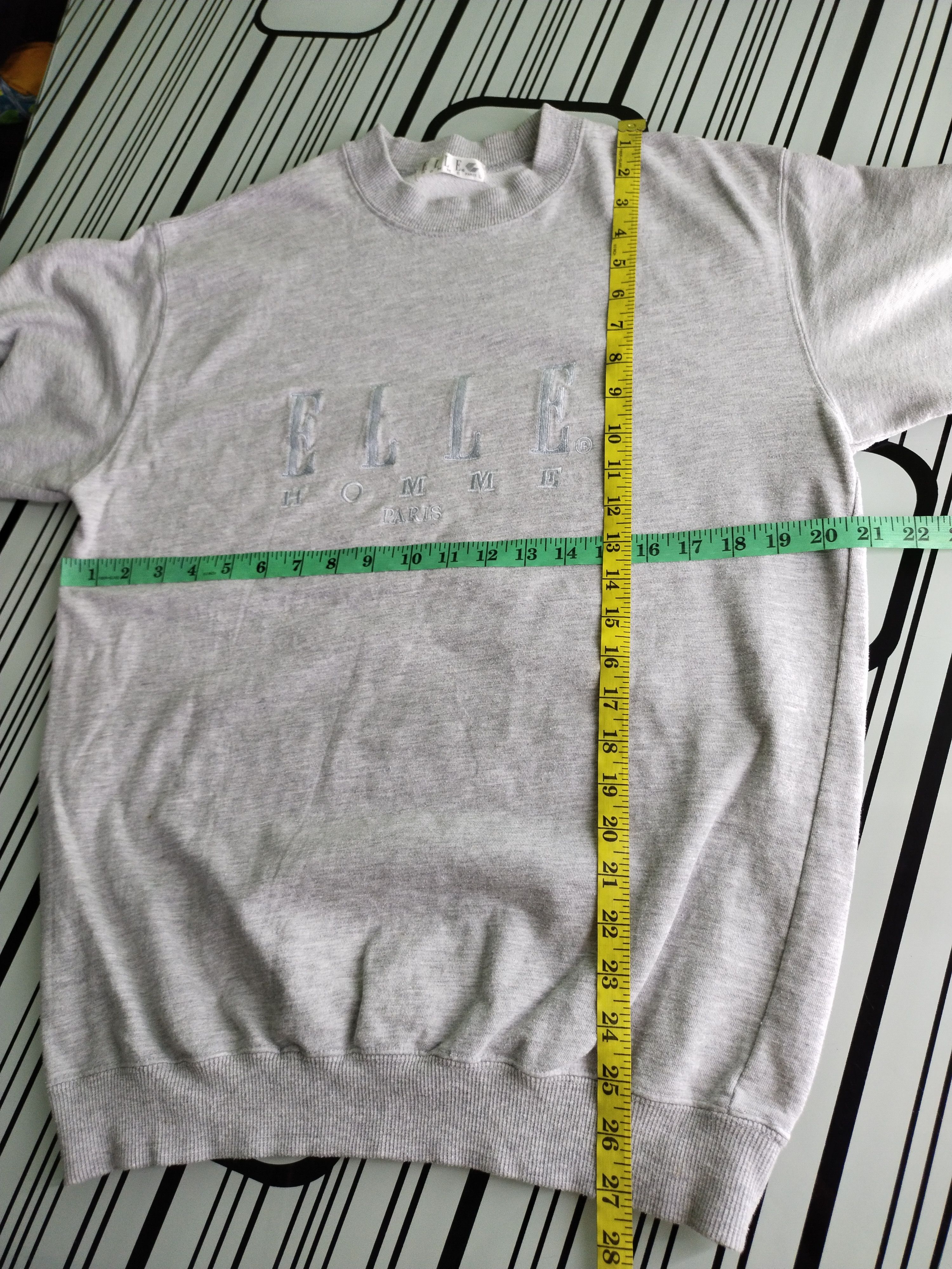 Designer × Vintage Vintage Elle Homme Paris Embroidery Logo Sweatshirt Size US M / EU 48-50 / 2 - 10 Thumbnail