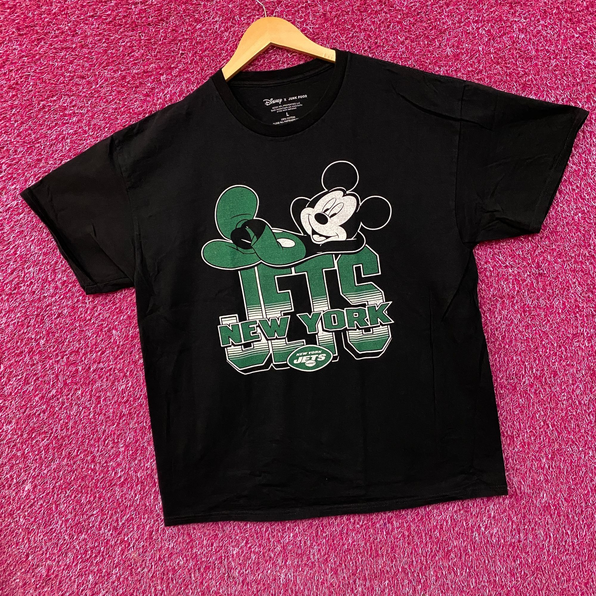 Junk Food Junk Food x NFL Disney Mickey Mouse Kick Back New York Jets Size US L / EU 52-54 / 3 - 3 Thumbnail