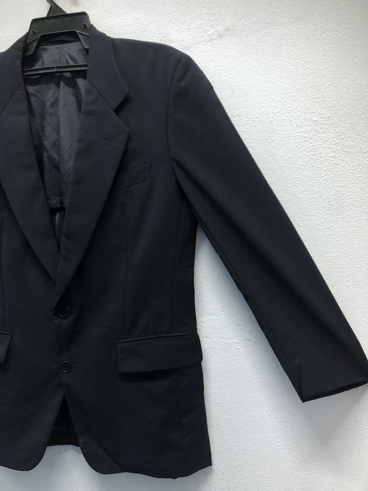 Vintage × Yves Saint Laurent Yves Saint Laurent Diffusion Hommes Men's Wool Blazer Size US L / EU 52-54 / 3 - 3 Thumbnail