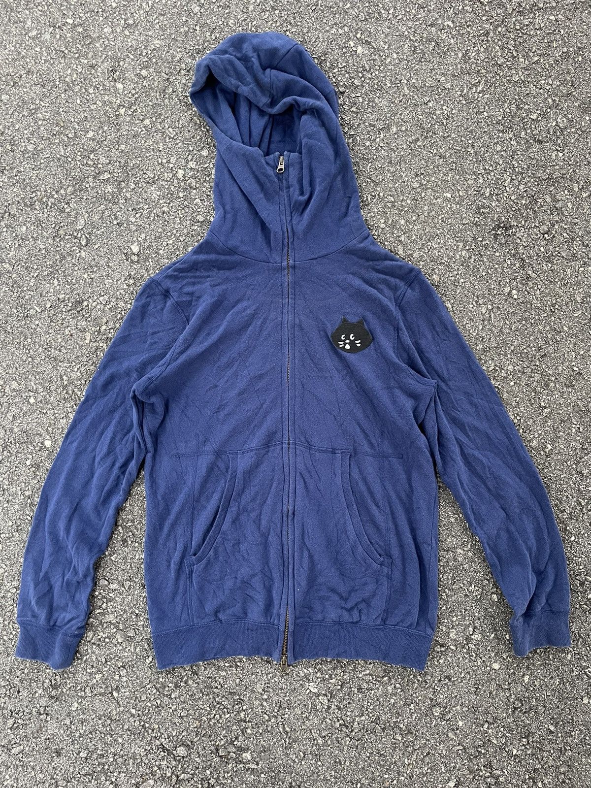 Issey Miyake Ne-Net Cat Pocket Zip-Up Hoodie Size XS / US 0-2 / IT 36-38 - 1 Thumbnail
