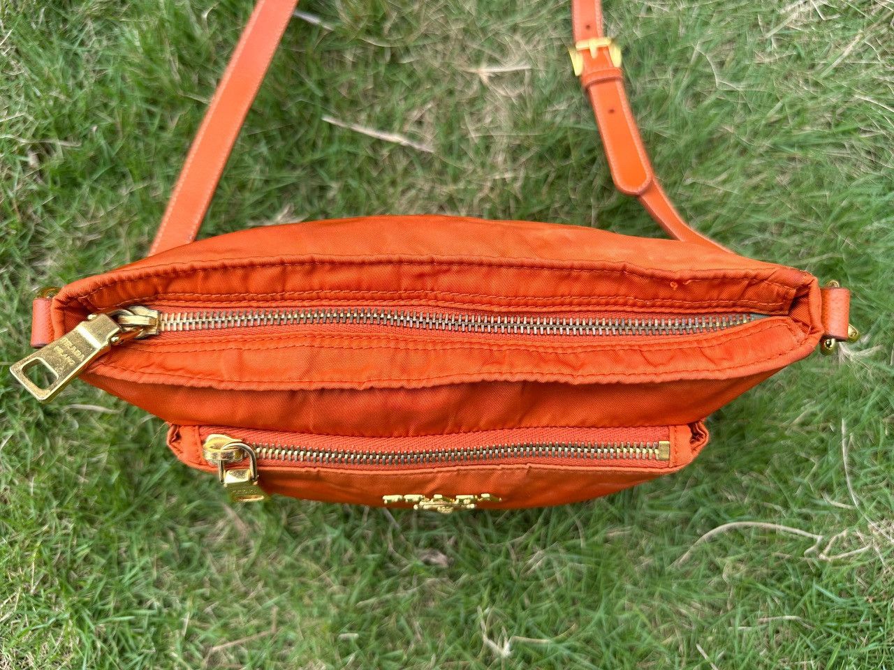 Prada Authentic Prada Tessuto Saffiano Crossbody Bag Size ONE SIZE - 4 Thumbnail