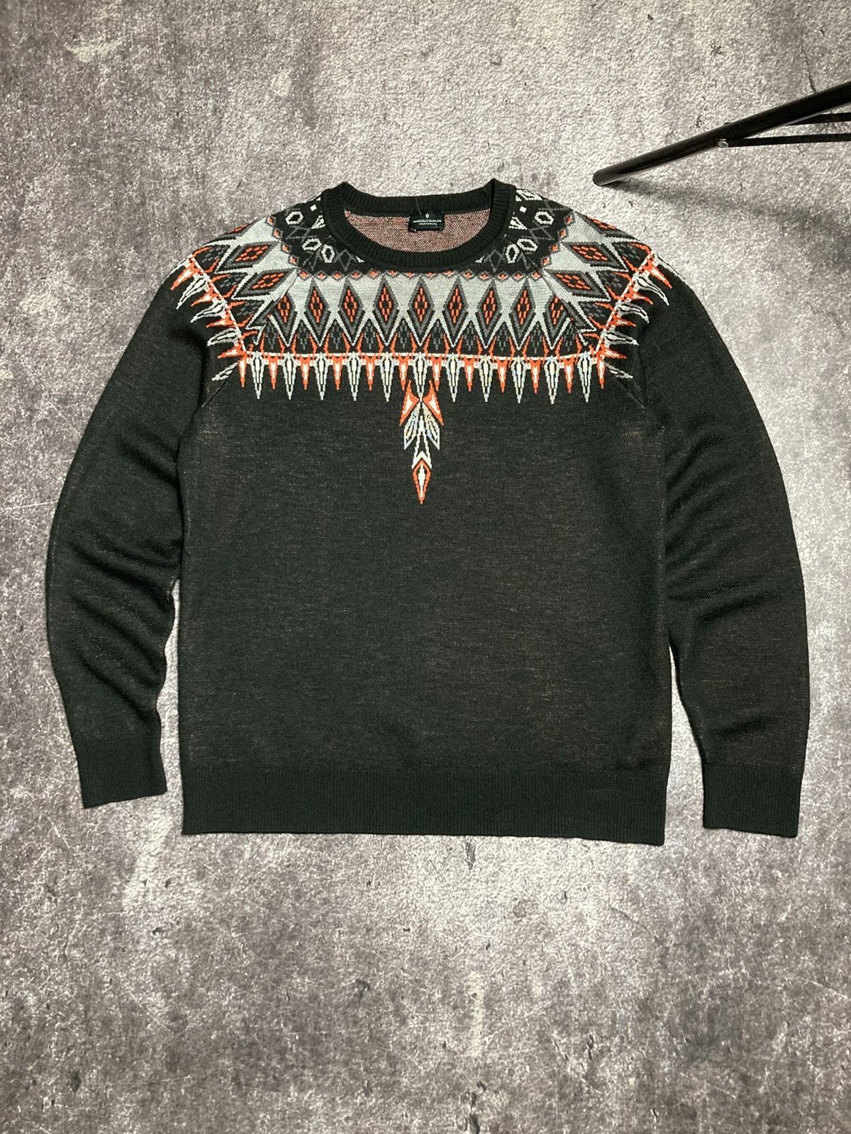 Marcelo Burlon Marcelo Burlon County of Milan Wings Wool Blend Sweater Size US M / EU 48-50 / 2 - 1 Thumbnail