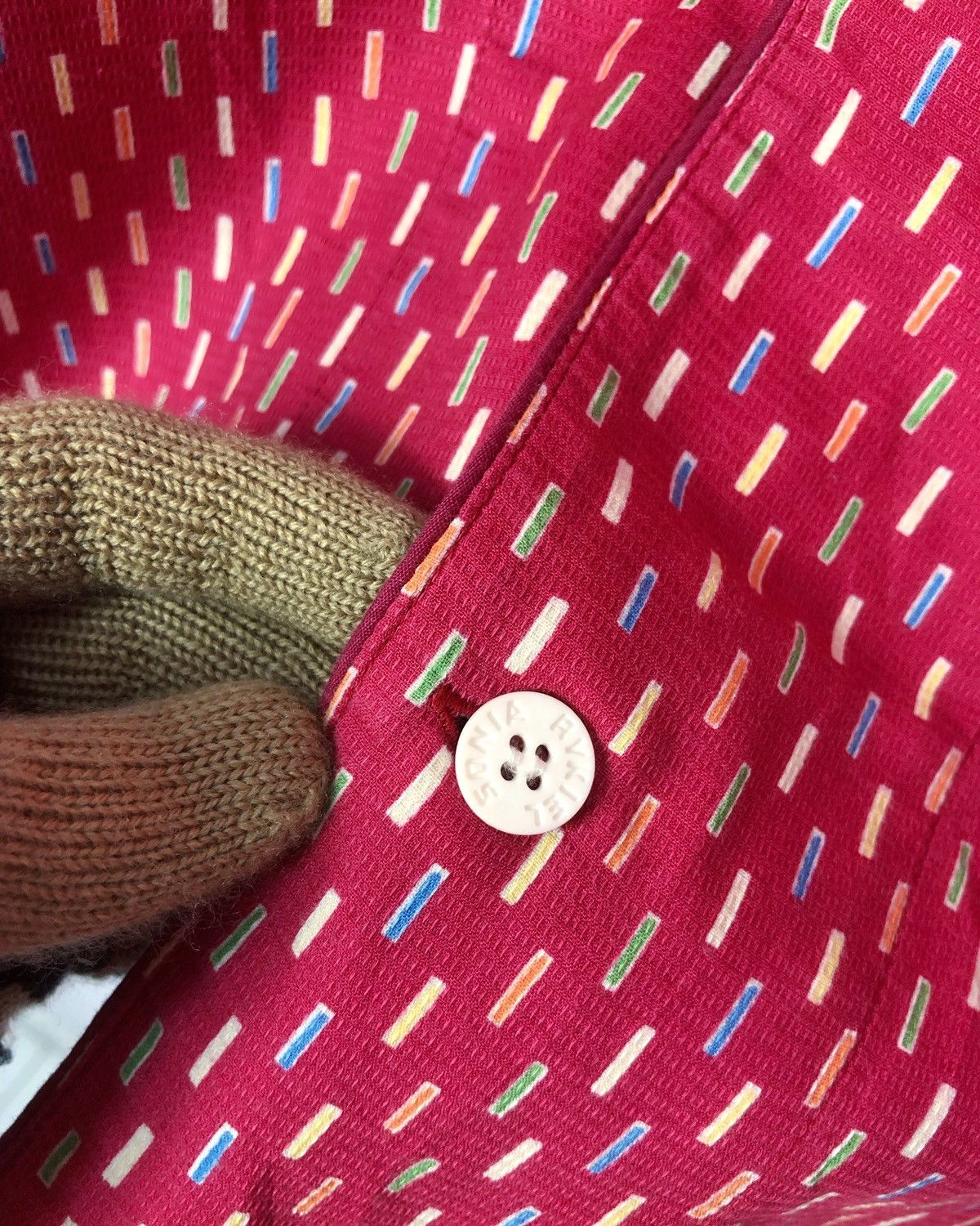 Sonia Rykiel × Vintage Rare Vintage Sonia Rykiel Reves Button Ups Tops Size M / US 6-8 / IT 42-44 - 8 Thumbnail