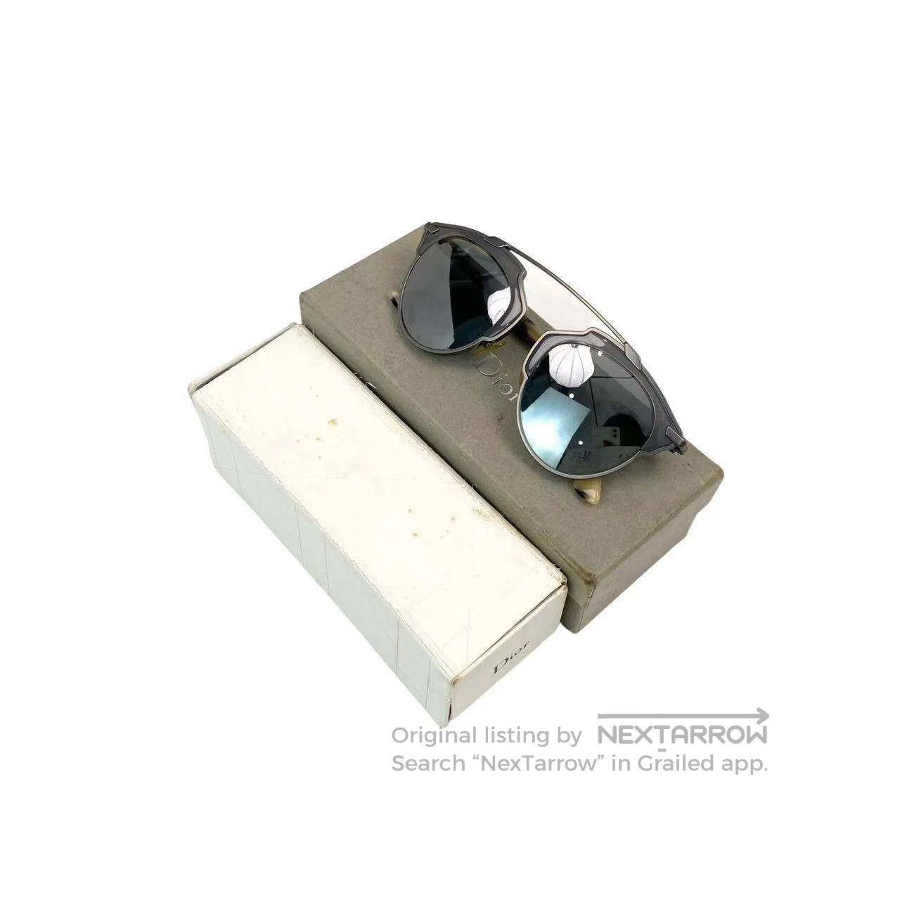 Dior Dior Slogan logo metal irregular sunglasses| Size ONE SIZE - 1 Thumbnail