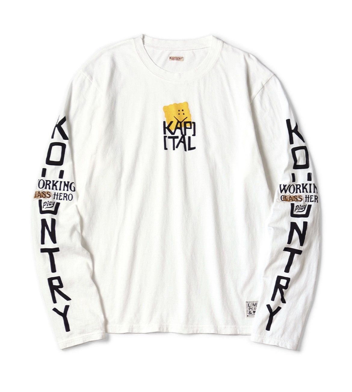 Kapital Waffle Jersey Small Flower pt 2TONE Long T-shirt