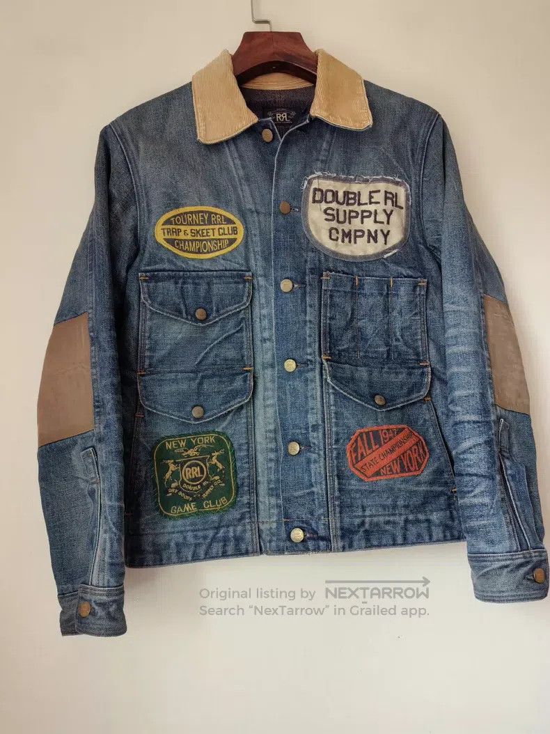 RRL Ralph Lauren RRL Ralph Lauren Early American made denim jacket Size US XS / EU 42 / 0 - 3 Thumbnail