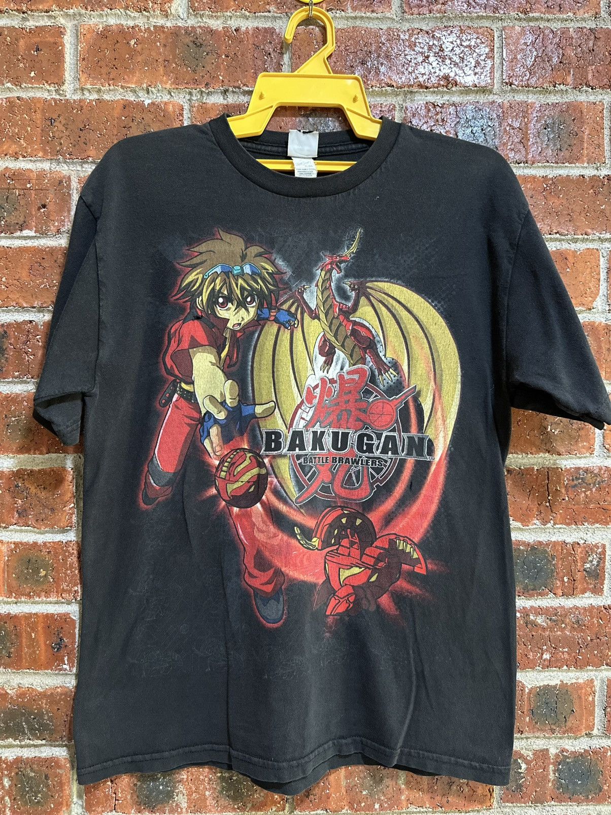Anime Vintage Bakugan Battle Brawlers Anime Faded Tee Size US M / EU 48-50 / 2 - 1 Thumbnail