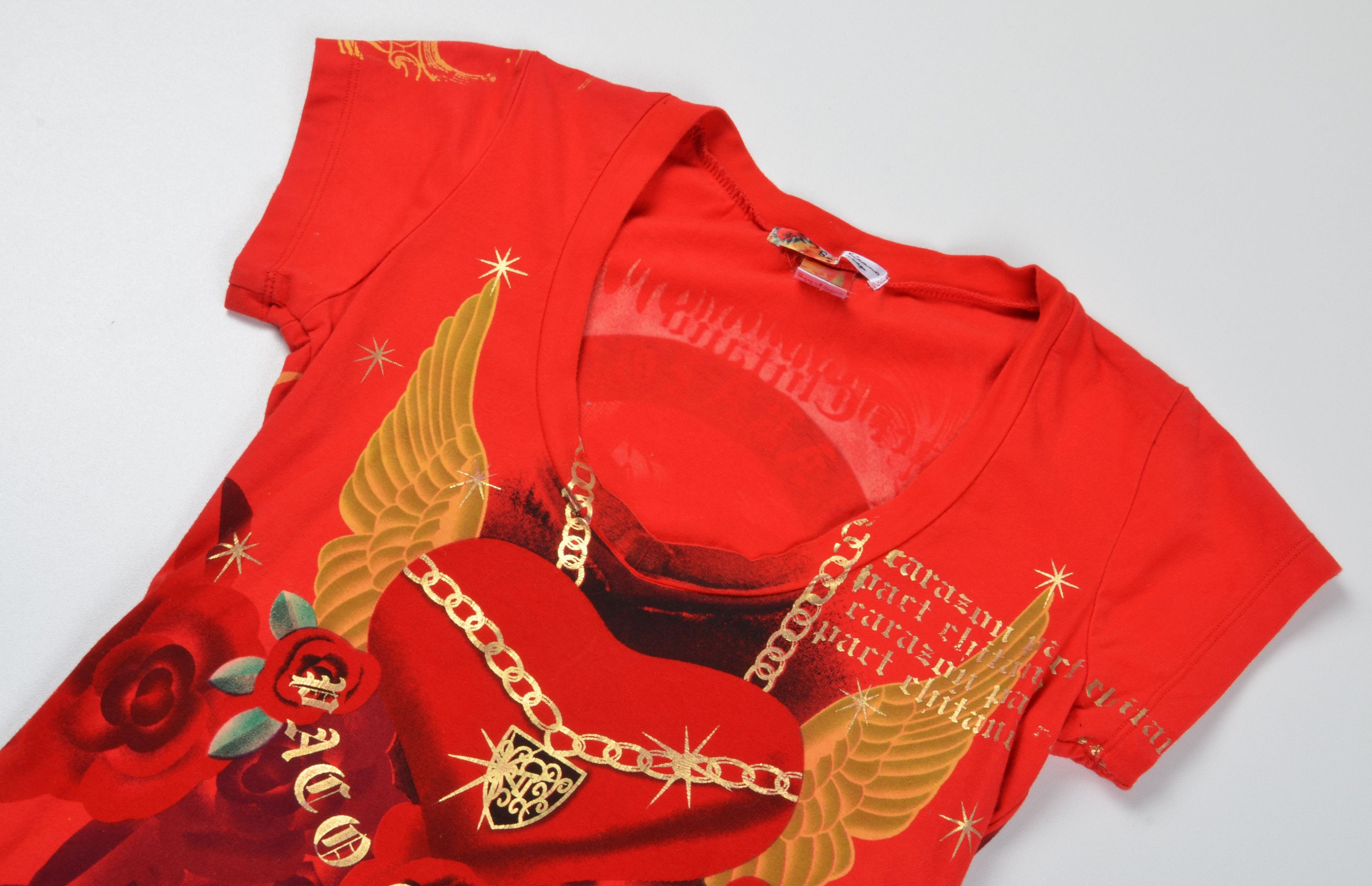 Christian Audigier Paco Chicano by Christian Audigier Y2K Tattoo Glam Top Size S / US 4 / IT 40 - 5 Thumbnail