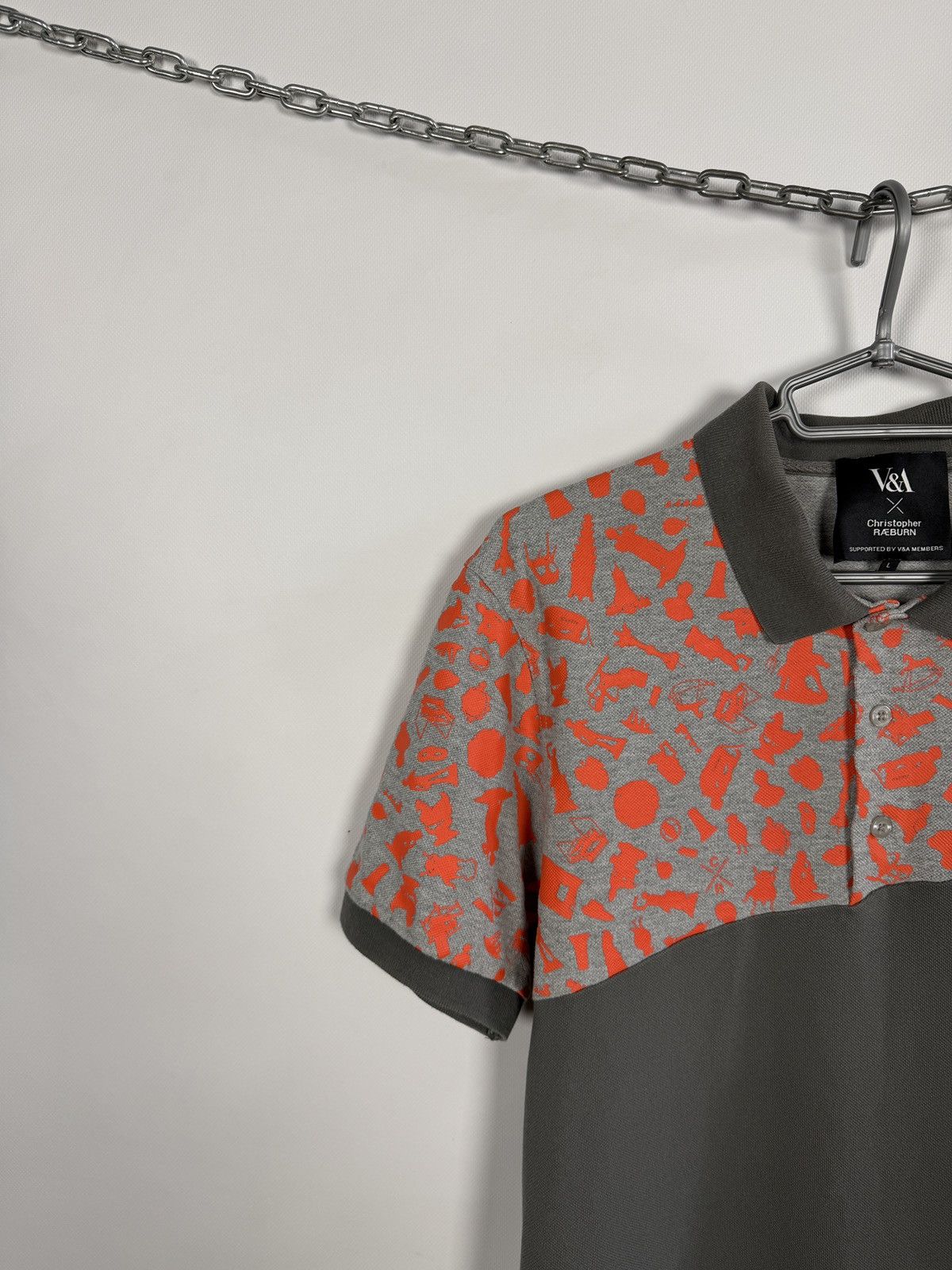Christopher Raeburn Men’s V&A x Christopher Raeburn Designer Polo Shirt Size L Size US L / EU 52-54 / 3 - 2 Thumbnail