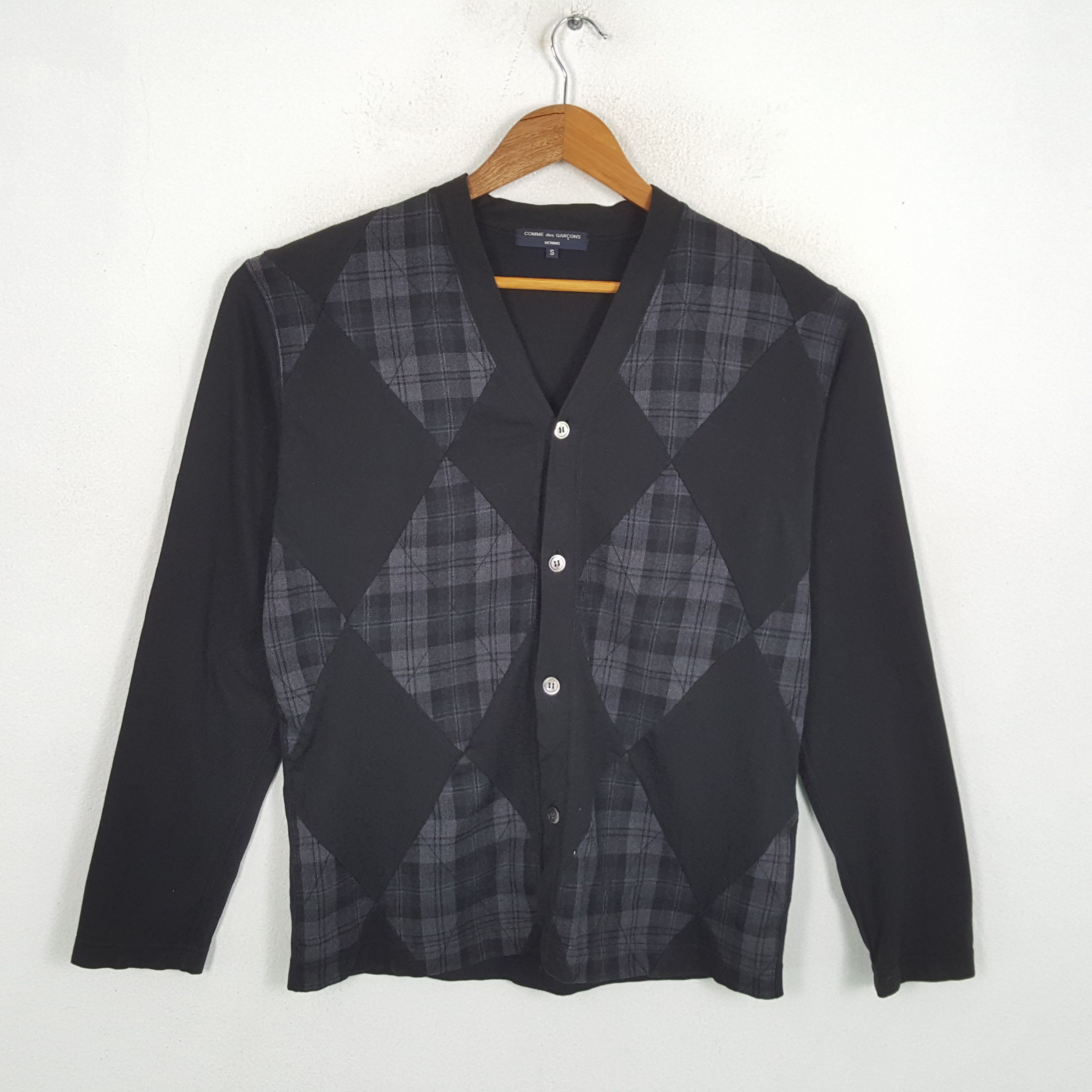 Play Comme des Garçons: Men's Cardigan (Navy) | DSMNY E-SHOP