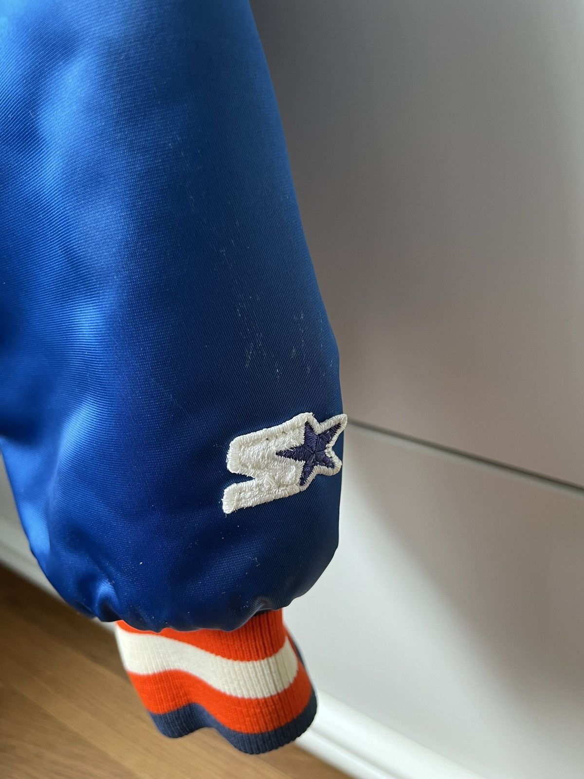 Starter VINTAGE Starter New York Knicks Bomber Jacket Size L Size US L / EU 52-54 / 3 - 4 Thumbnail