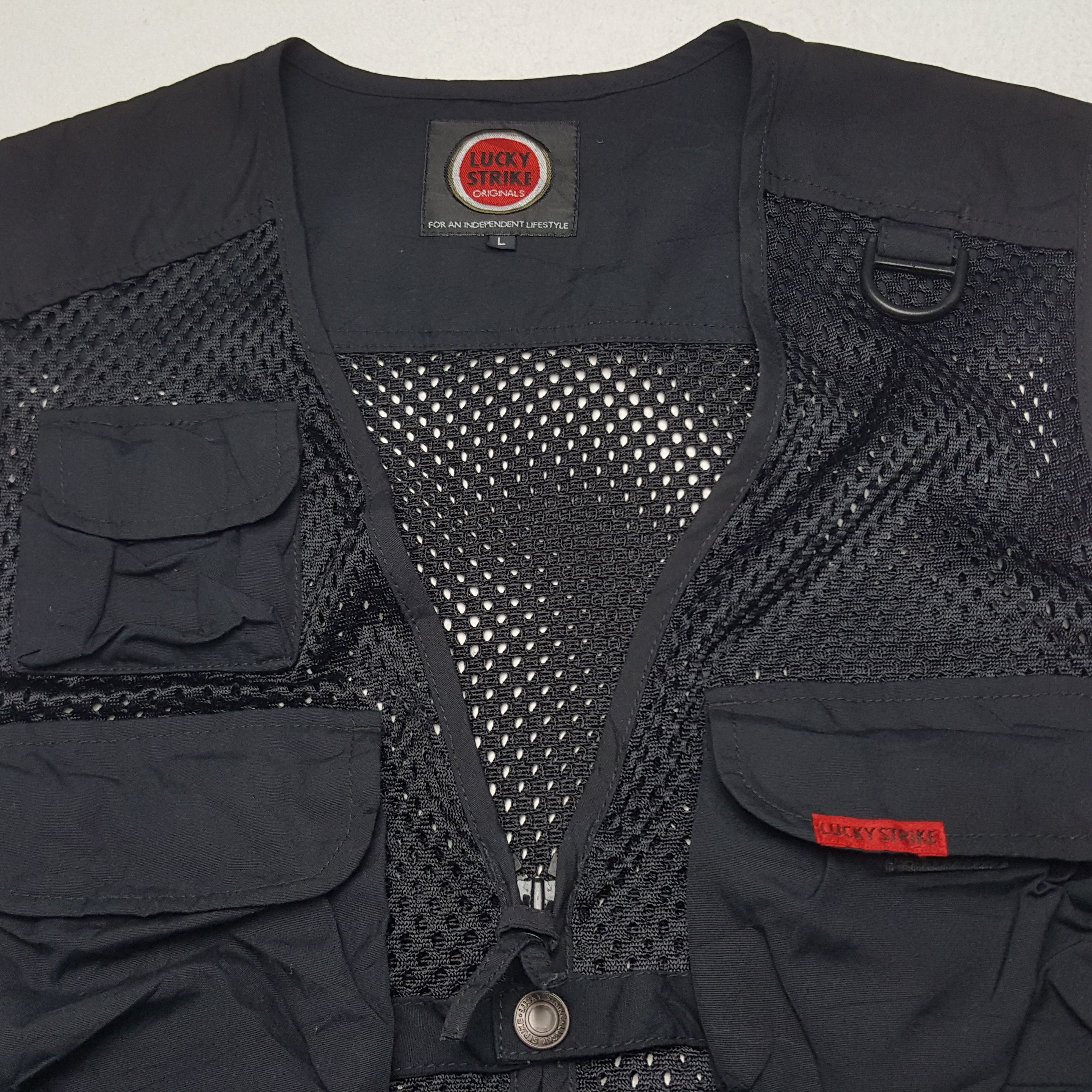 Vintage Vintage Lucky Strike Japan Racing Vest Jacket Size US M / EU 48-50 / 2 - 4 Thumbnail