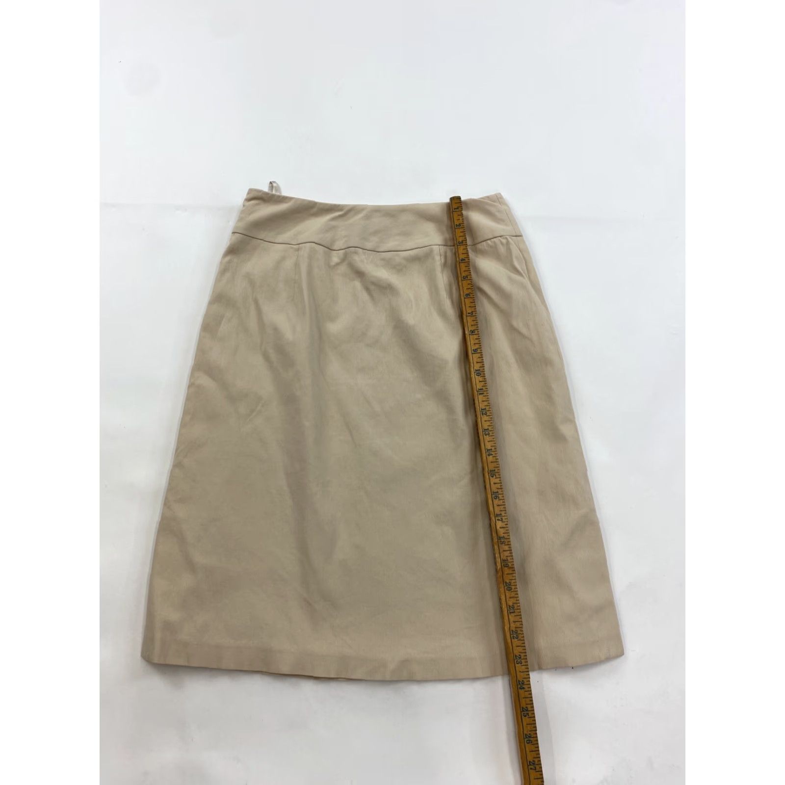 Banana Republic Banana Republic Skirt Womens Size 4 Beige Stretch A-Line Regular Skirt Women 4 Beige Stretch Size 27" / US 4 / IT 40 - 6 Thumbnail
