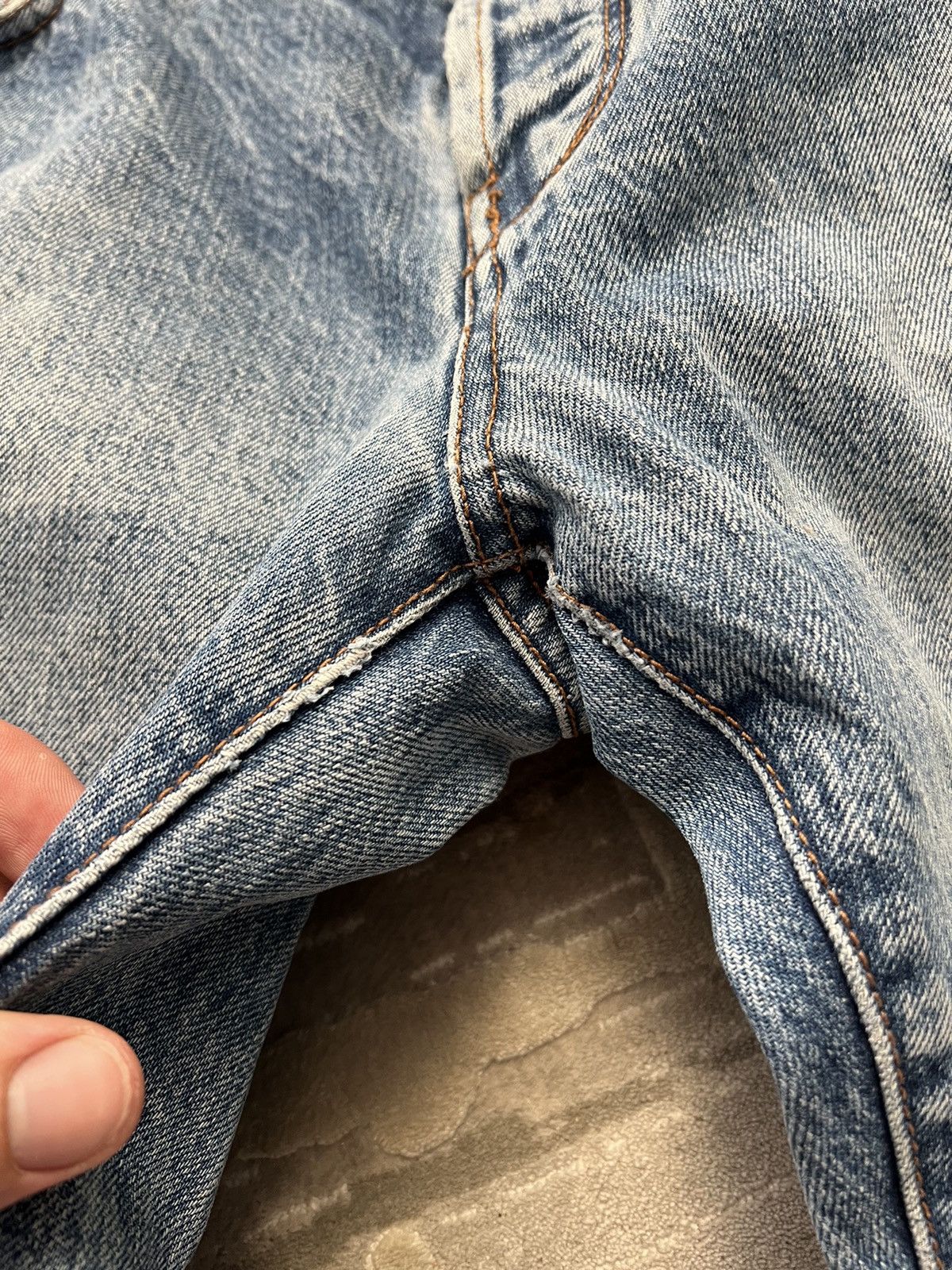 Designer × Han Kjobenhavn han Kjobenhavn jeans denim selvage streetwear pants blue Size US 30 / EU 46 - 13 Thumbnail