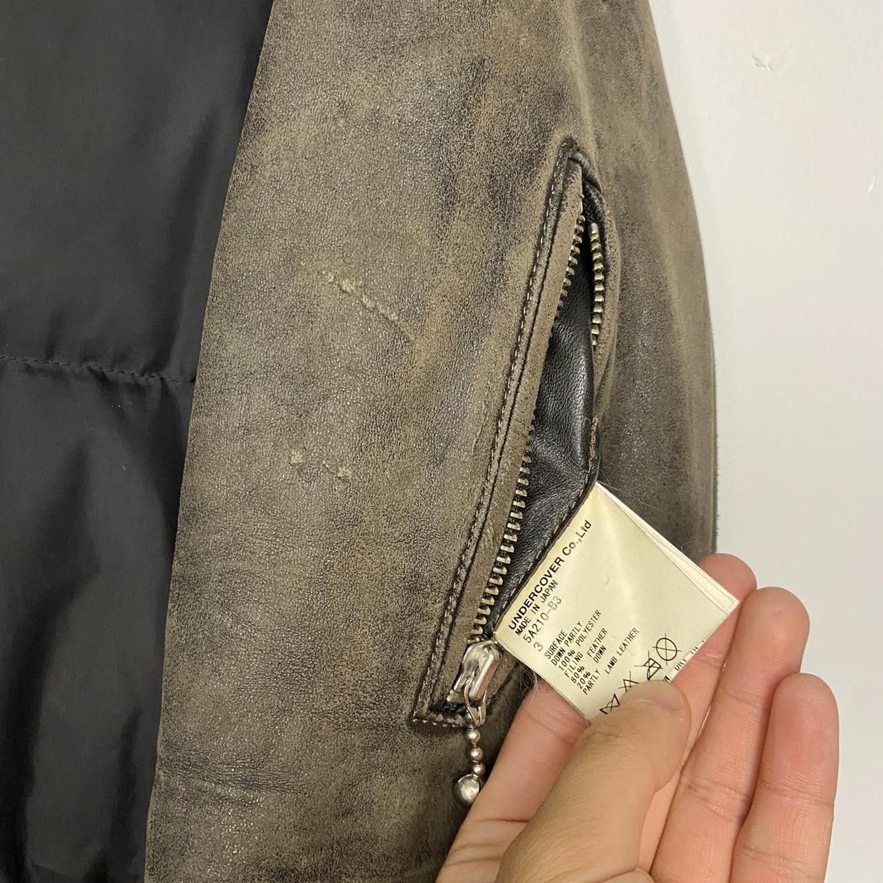 Undercover AW05 Arts And Crafts Leather Puffer Jacket Size US M / EU 48-50 / 2 - 2 Thumbnail