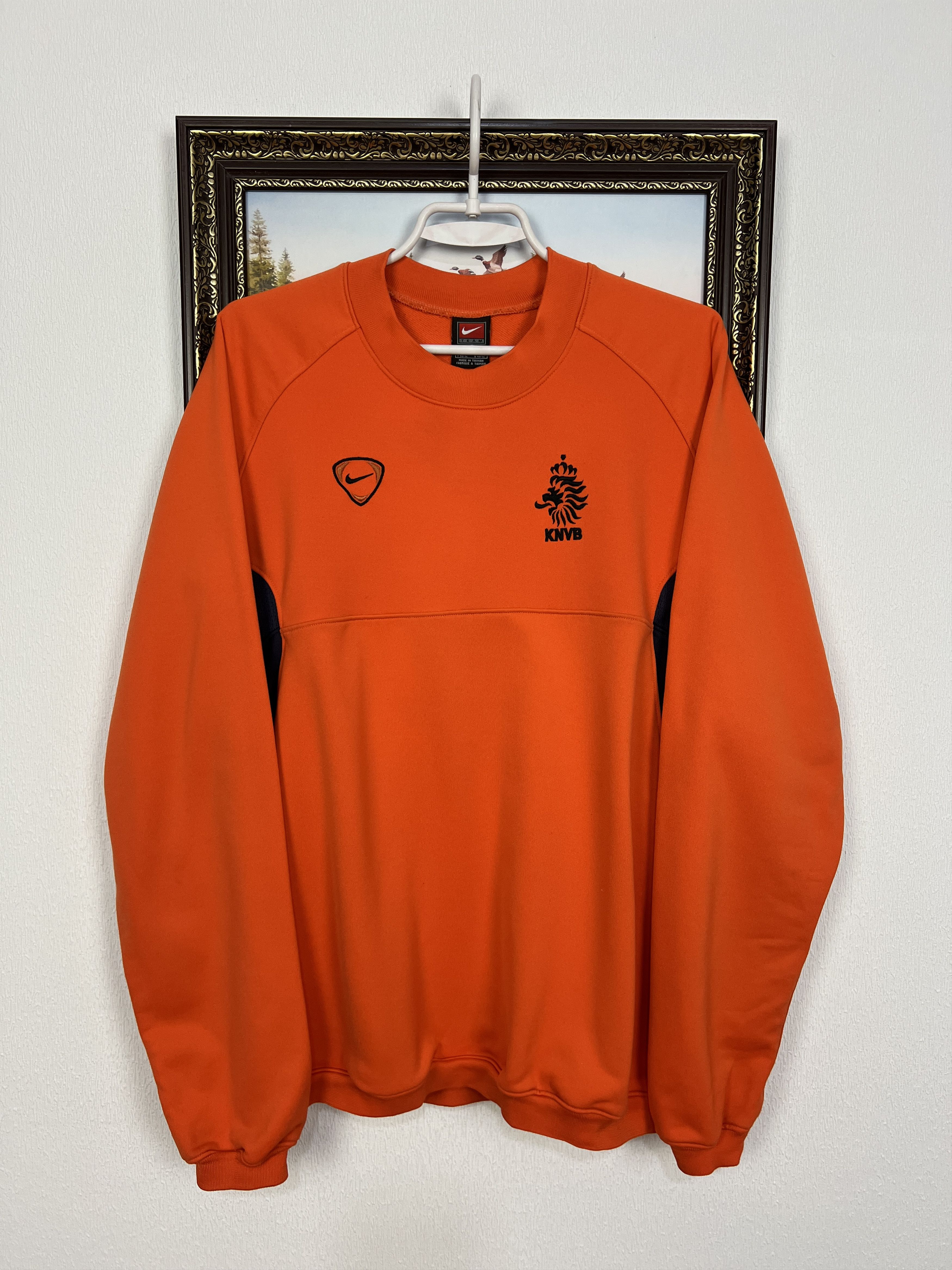 Nike Netherlands Holland Football Sweatshirt Crewneck Track Top Size US M / EU 48-50 / 2 - 1 Thumbnail